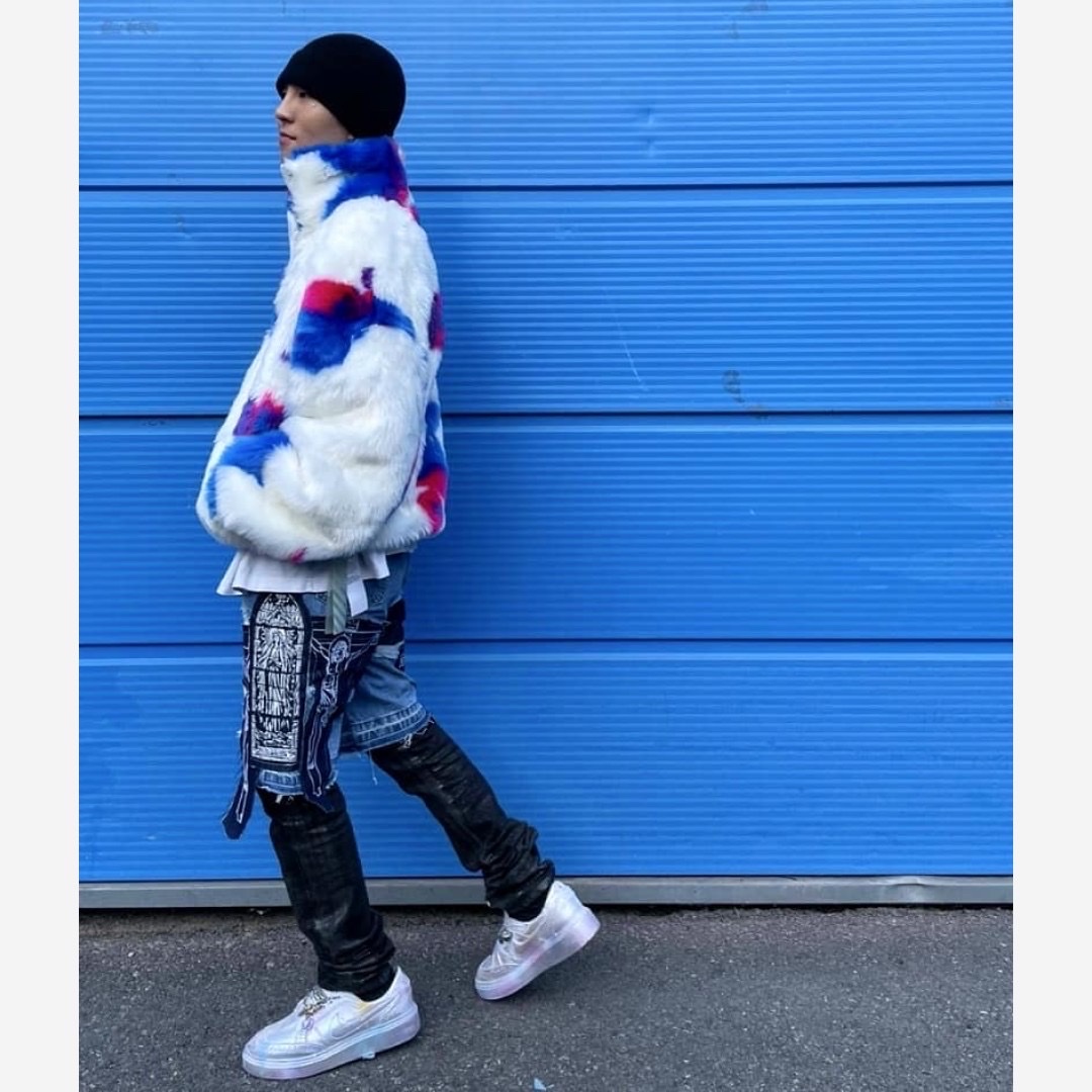Nike x Peaceminusone Kwondo1 White 착용 스타일 - 2