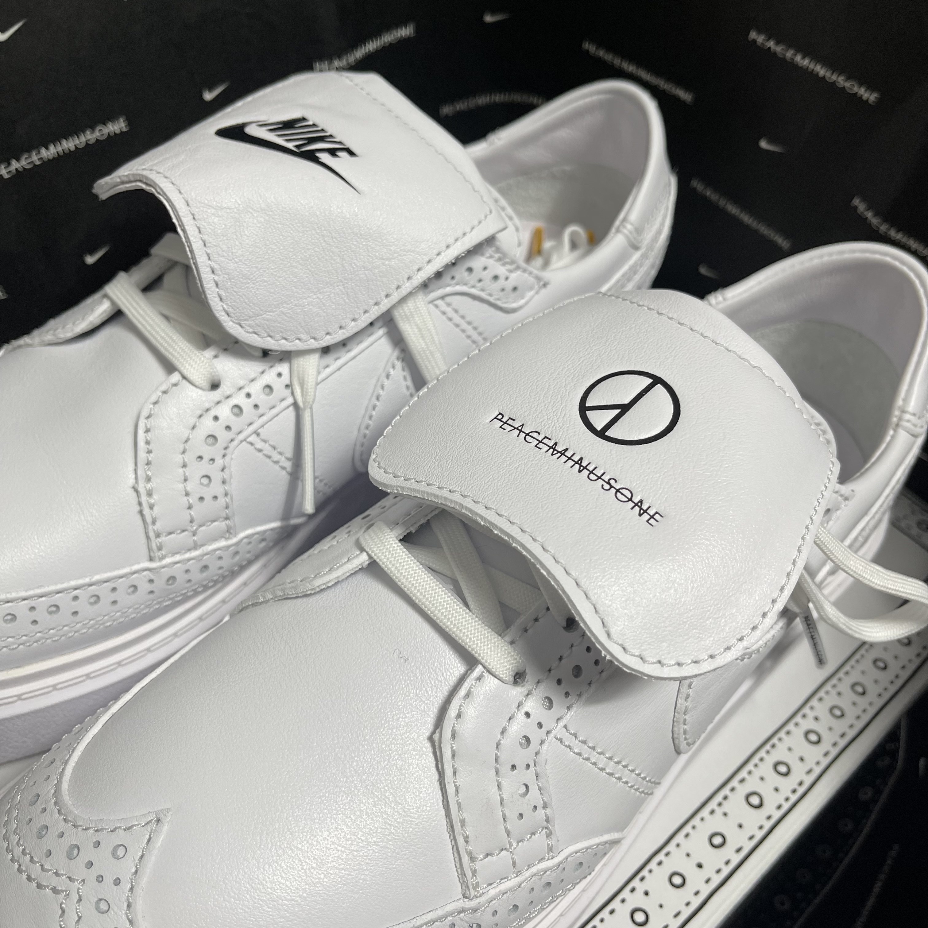 Nike x Peaceminusone Kwondo1 White 착용 스타일