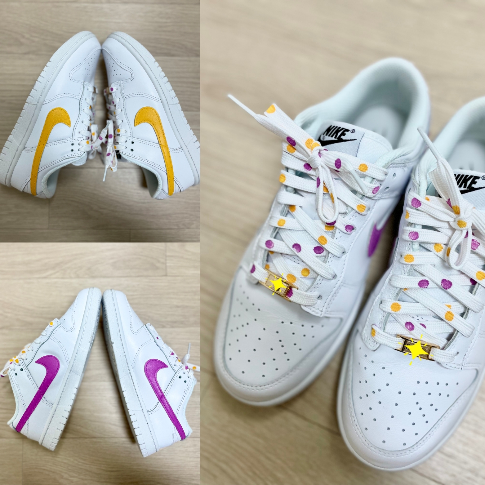 (W) Nike Dunk Low Triple White 착용 스타일