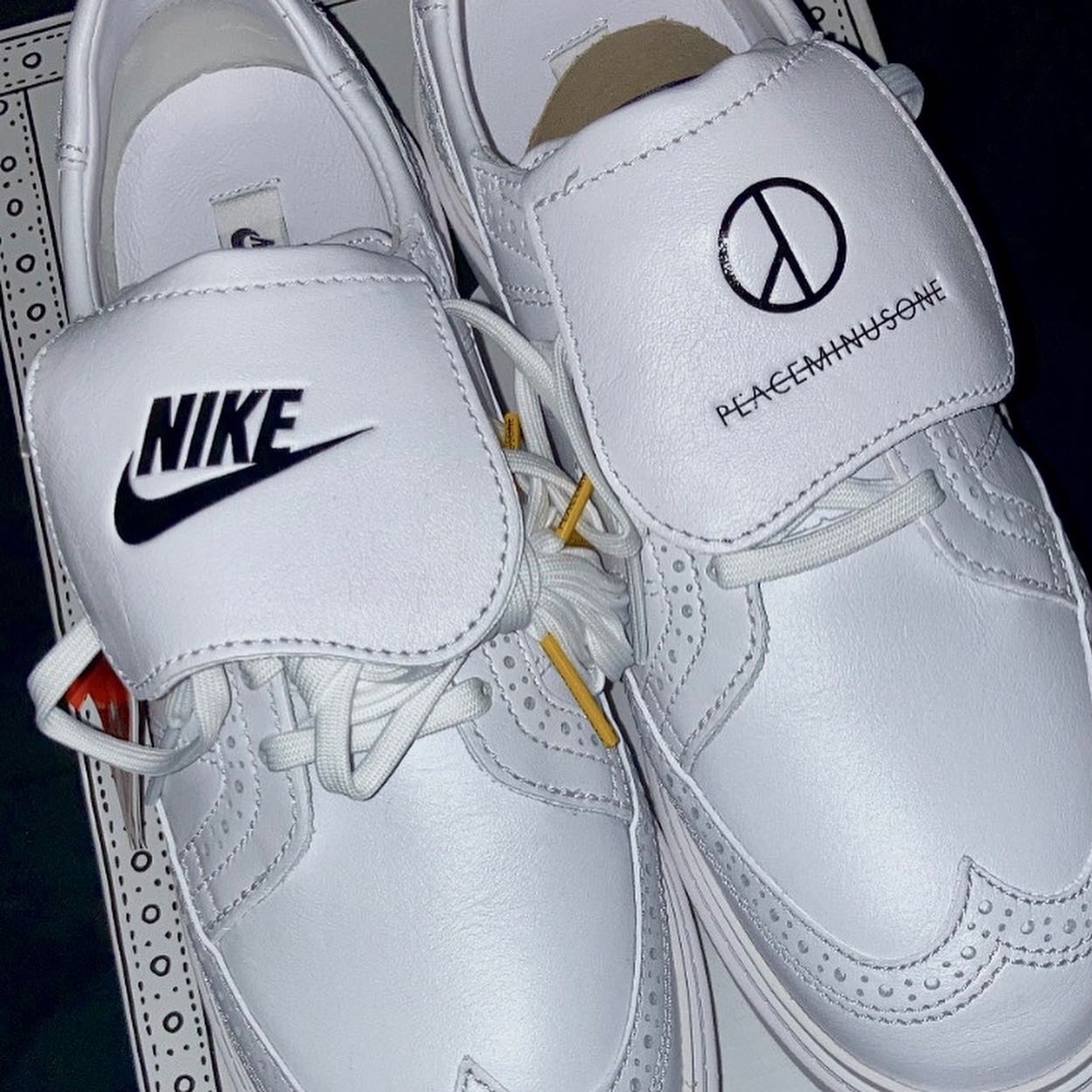 Nike x Peaceminusone Kwondo1 White 착용 스타일