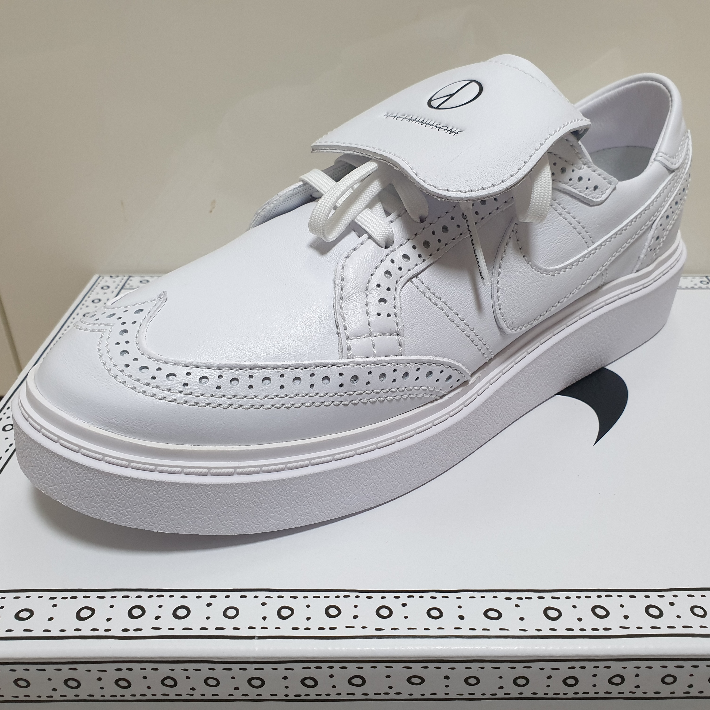 Nike x Peaceminusone Kwondo1 White 착용 스타일