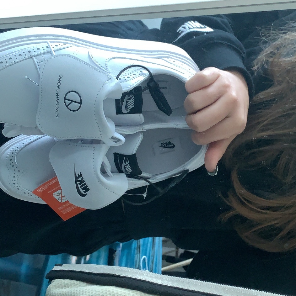 Nike x Peaceminusone Kwondo1 White 착용 스타일 - 3