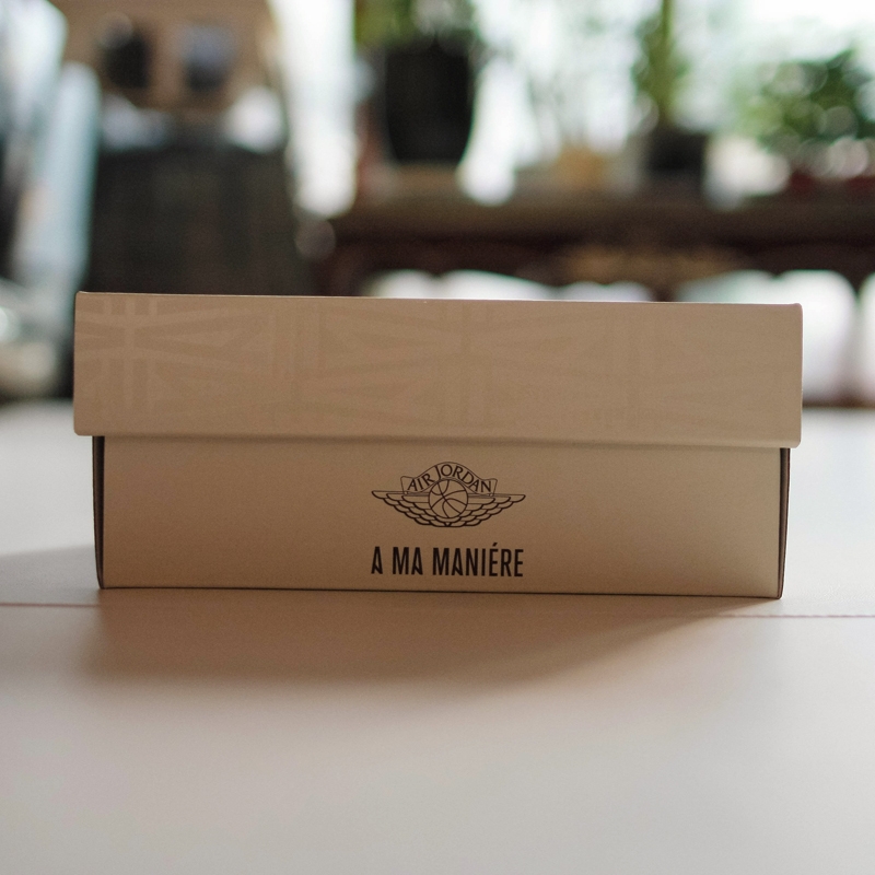 (TD) Jordan 1 x A Ma Maniere Retro High OG SP Burgundy and Sail 착용 스타일 - 3