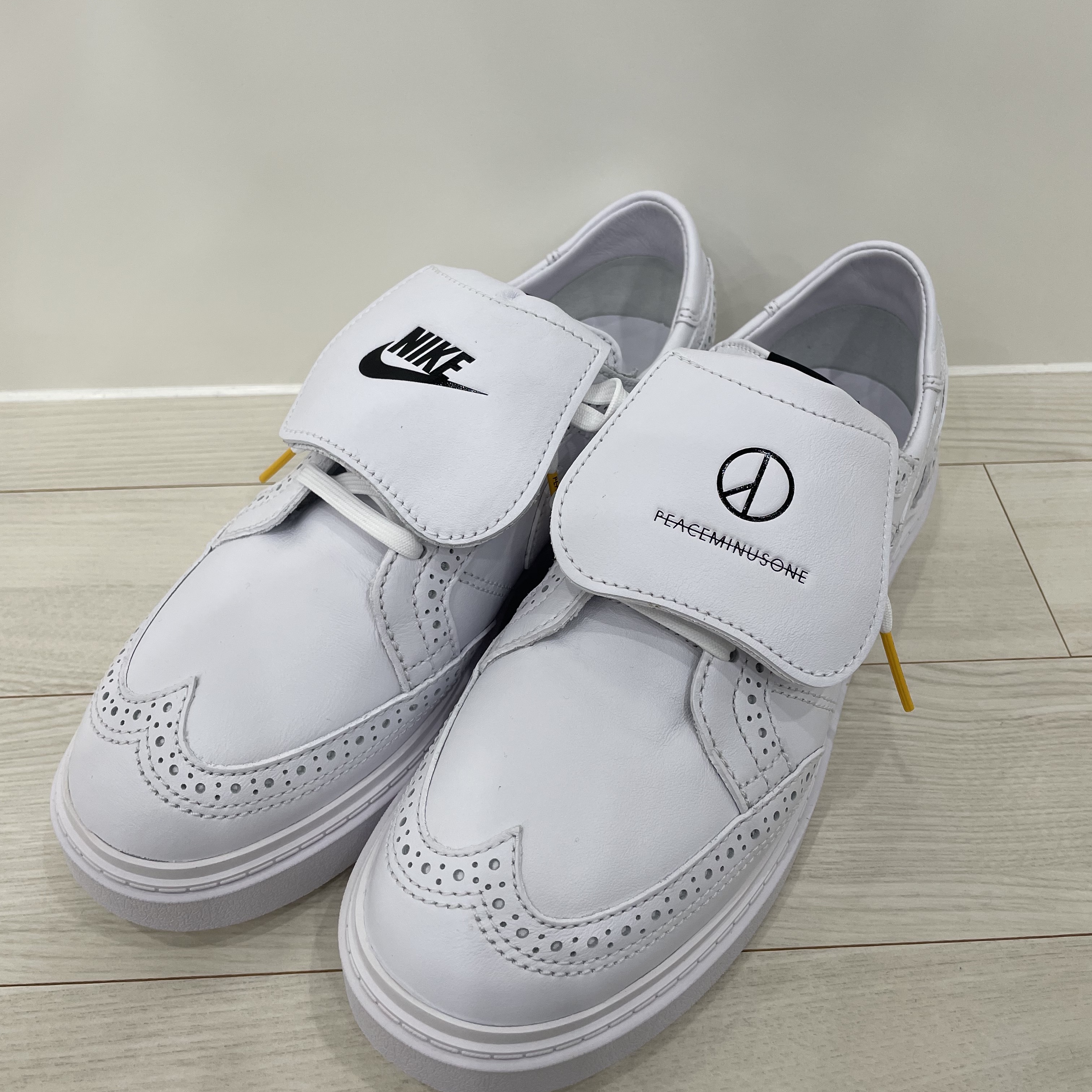 Nike x Peaceminusone Kwondo1 White 착용 스타일 - 4