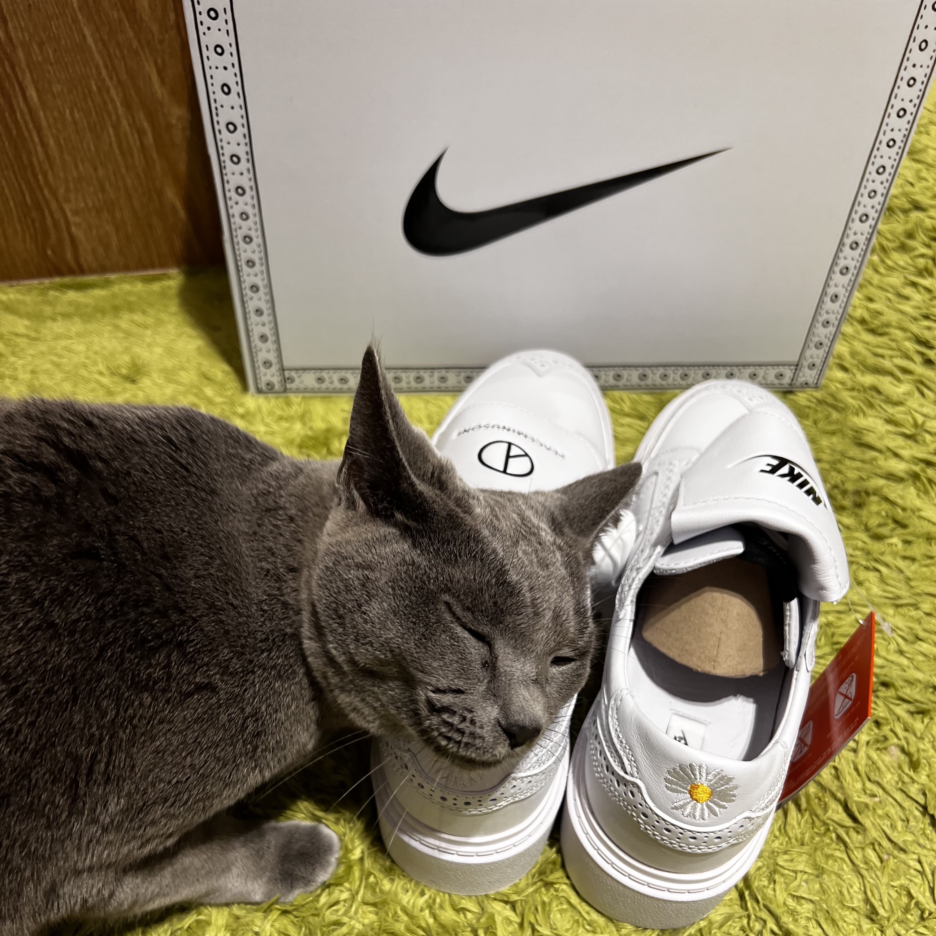 Nike x Peaceminusone Kwondo1 White 착용 스타일 - 1
