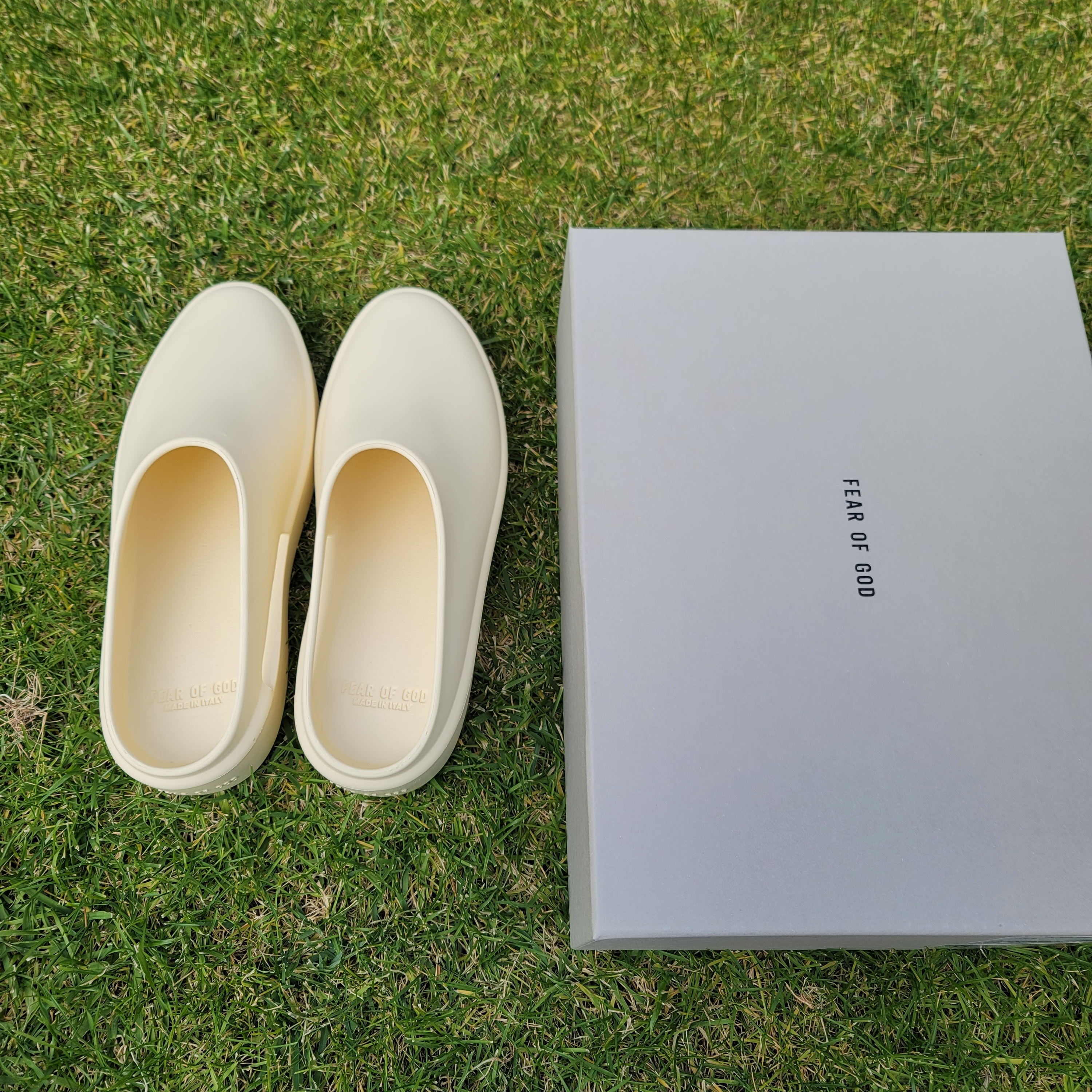 Fear of God The California Cream 착용 스타일 - 1