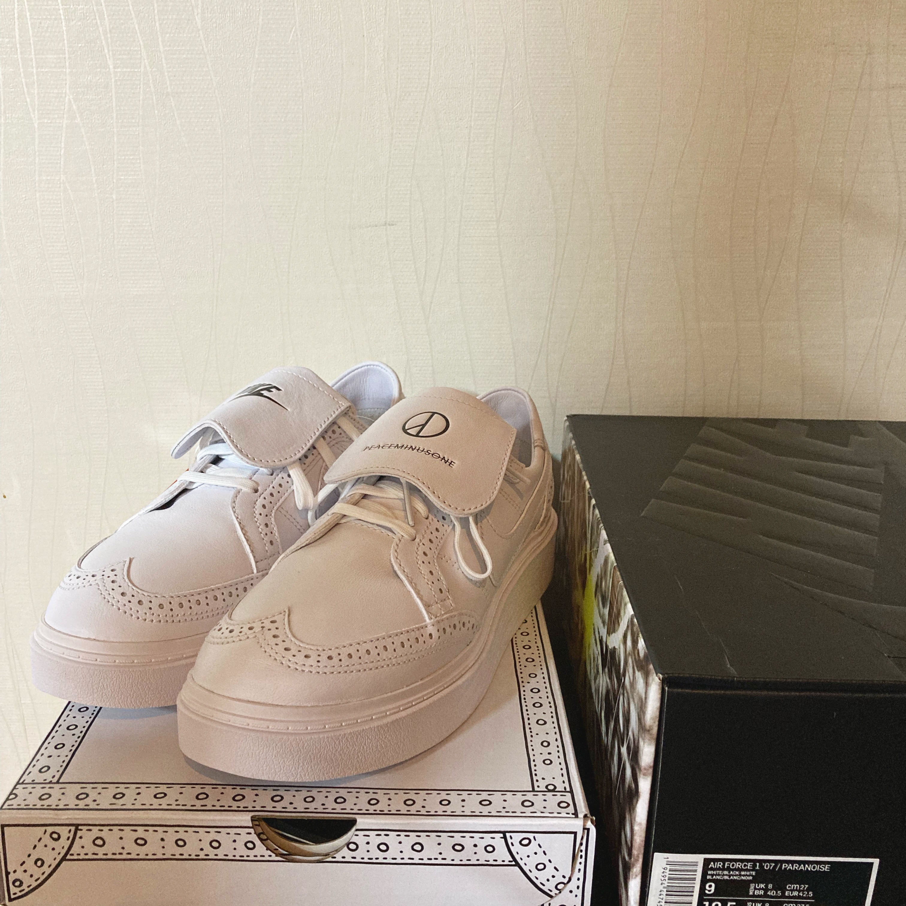 Nike x Peaceminusone Kwondo1 White 착용 스타일