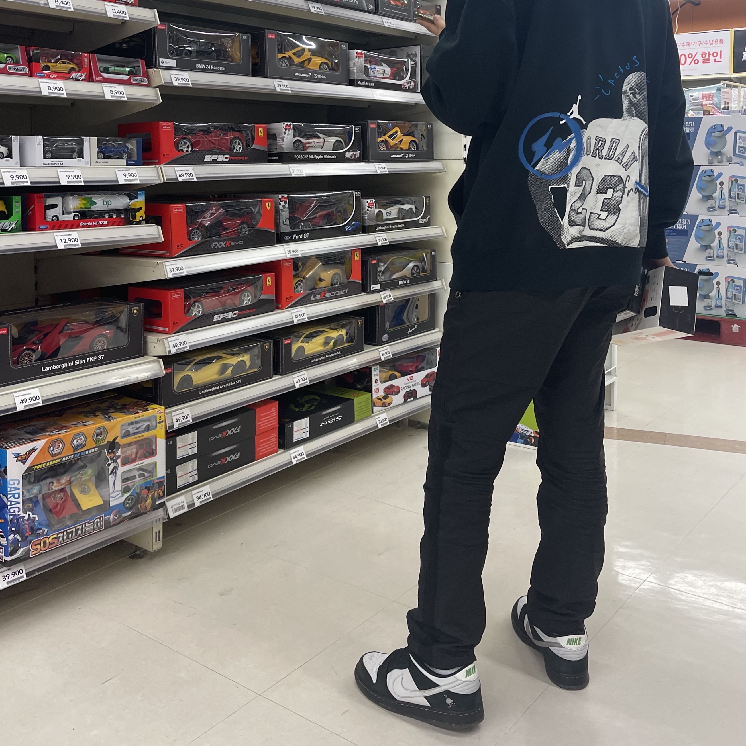 Nike x Staple SB Dunk Low Panda Pigeon, Nike Dunk Low Retro Black 착용 스타일