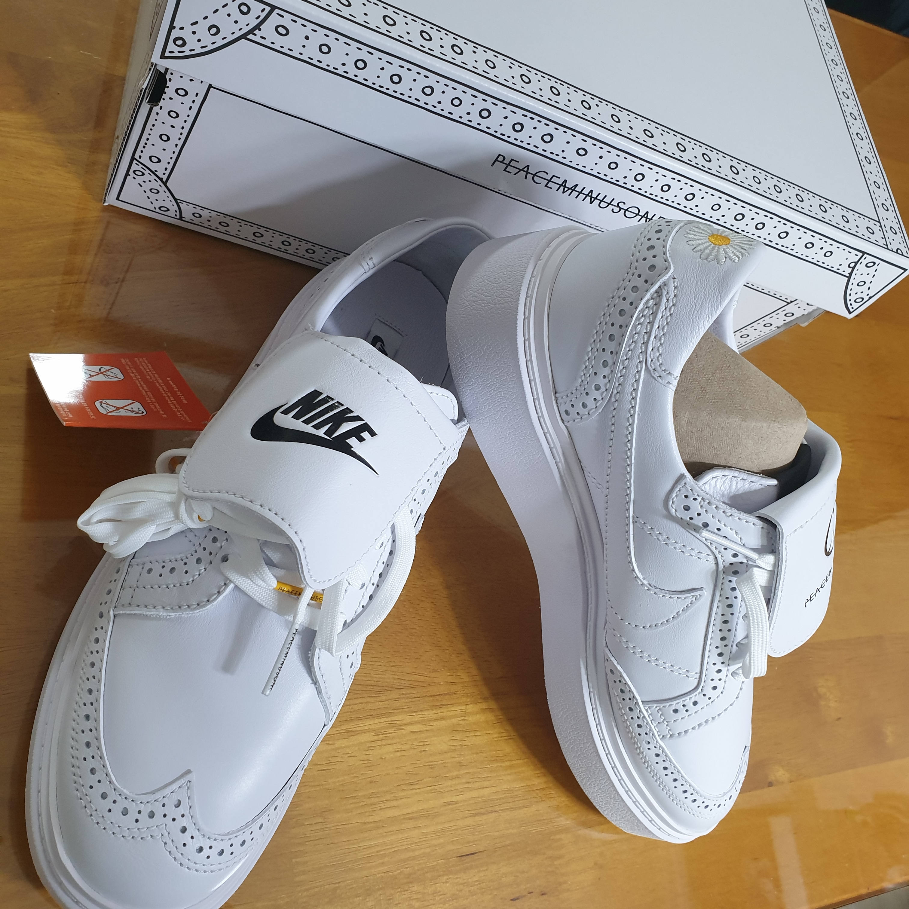Nike x Peaceminusone Kwondo1 White 착용 스타일