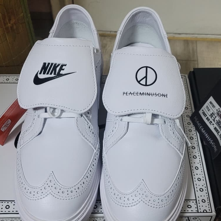 Nike x Peaceminusone Kwondo1 White 착용 스타일 - 1