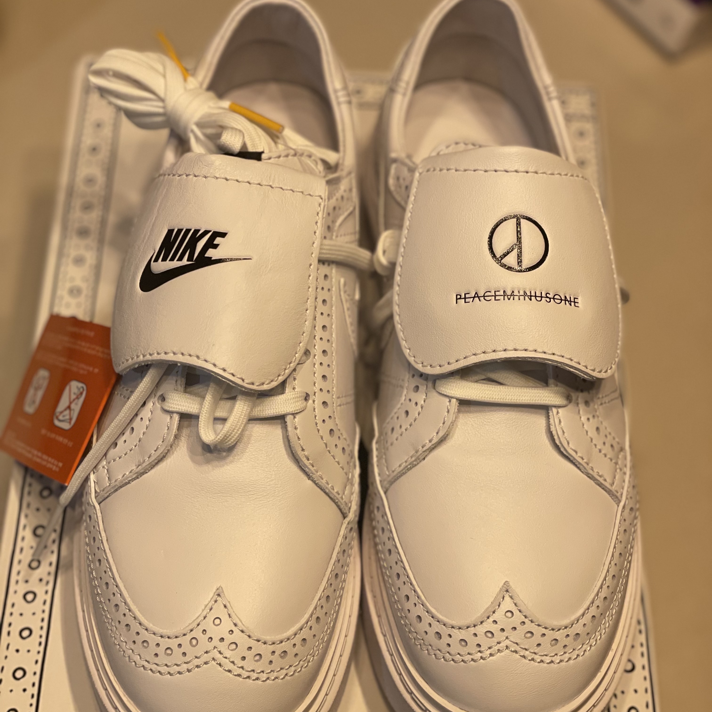 Nike x Peaceminusone Kwondo1 White 착용 스타일 - 2