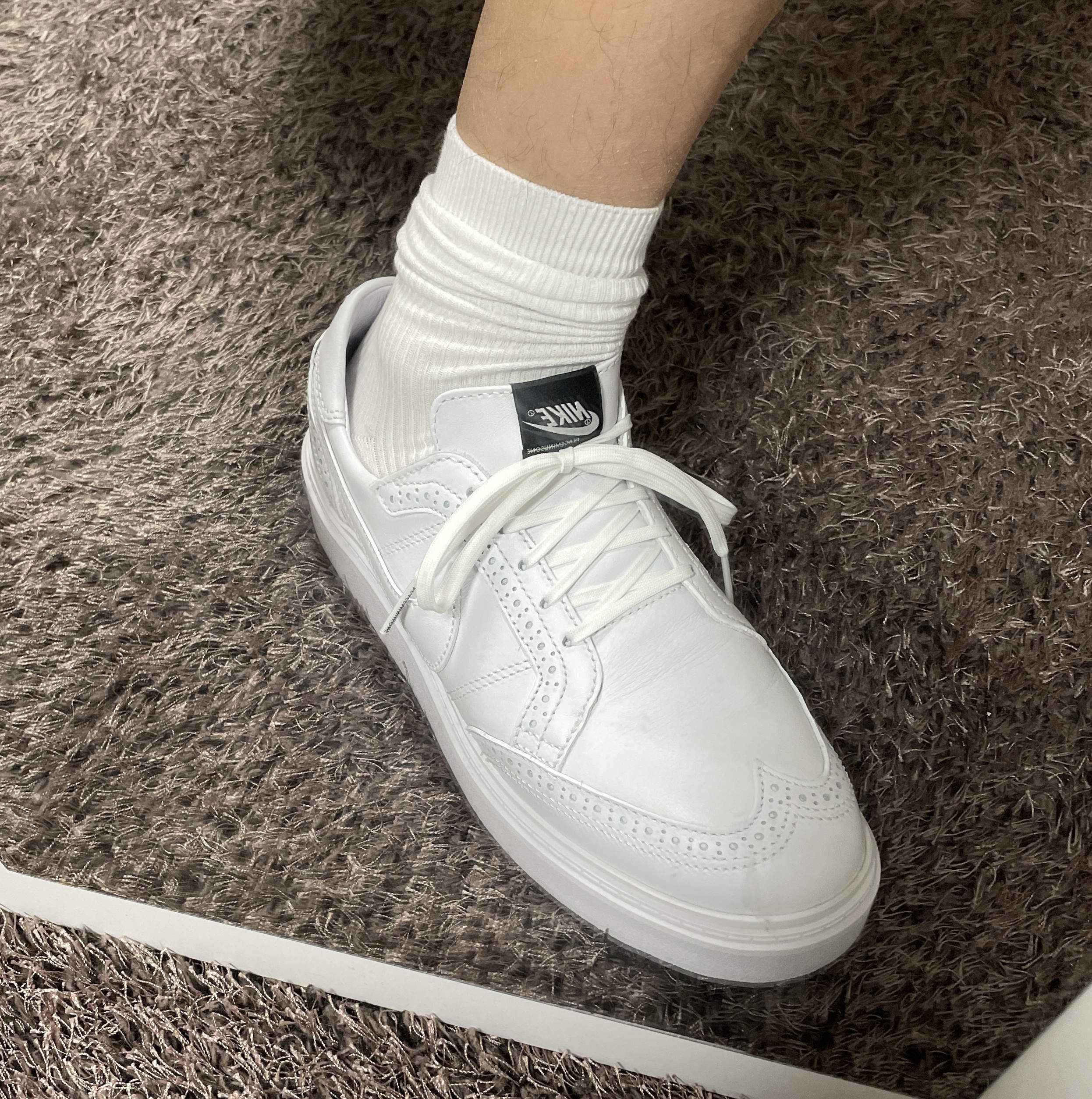Nike x Peaceminusone Kwondo1 White 착용 스타일 - 1