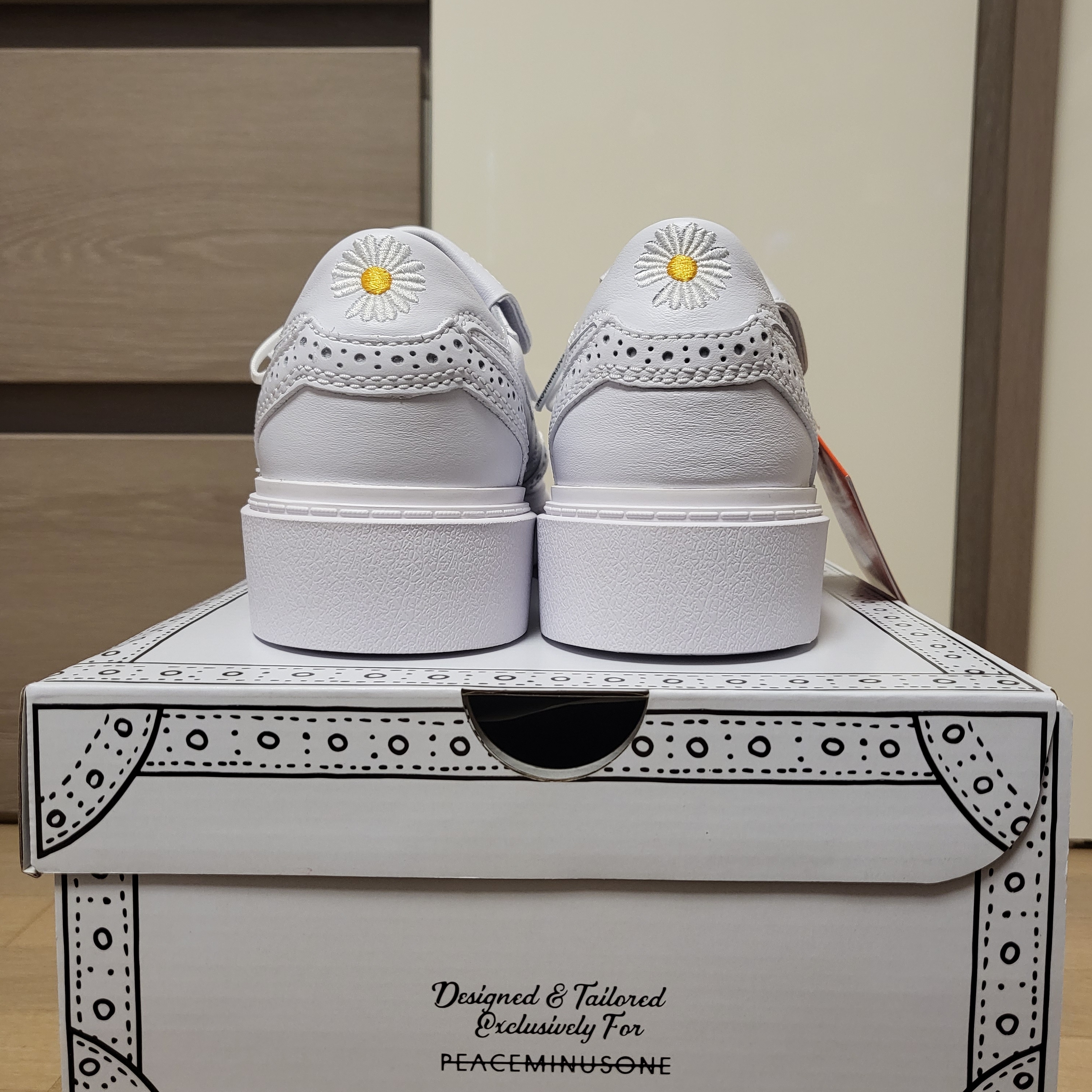 Nike x Peaceminusone Kwondo1 White 착용 스타일