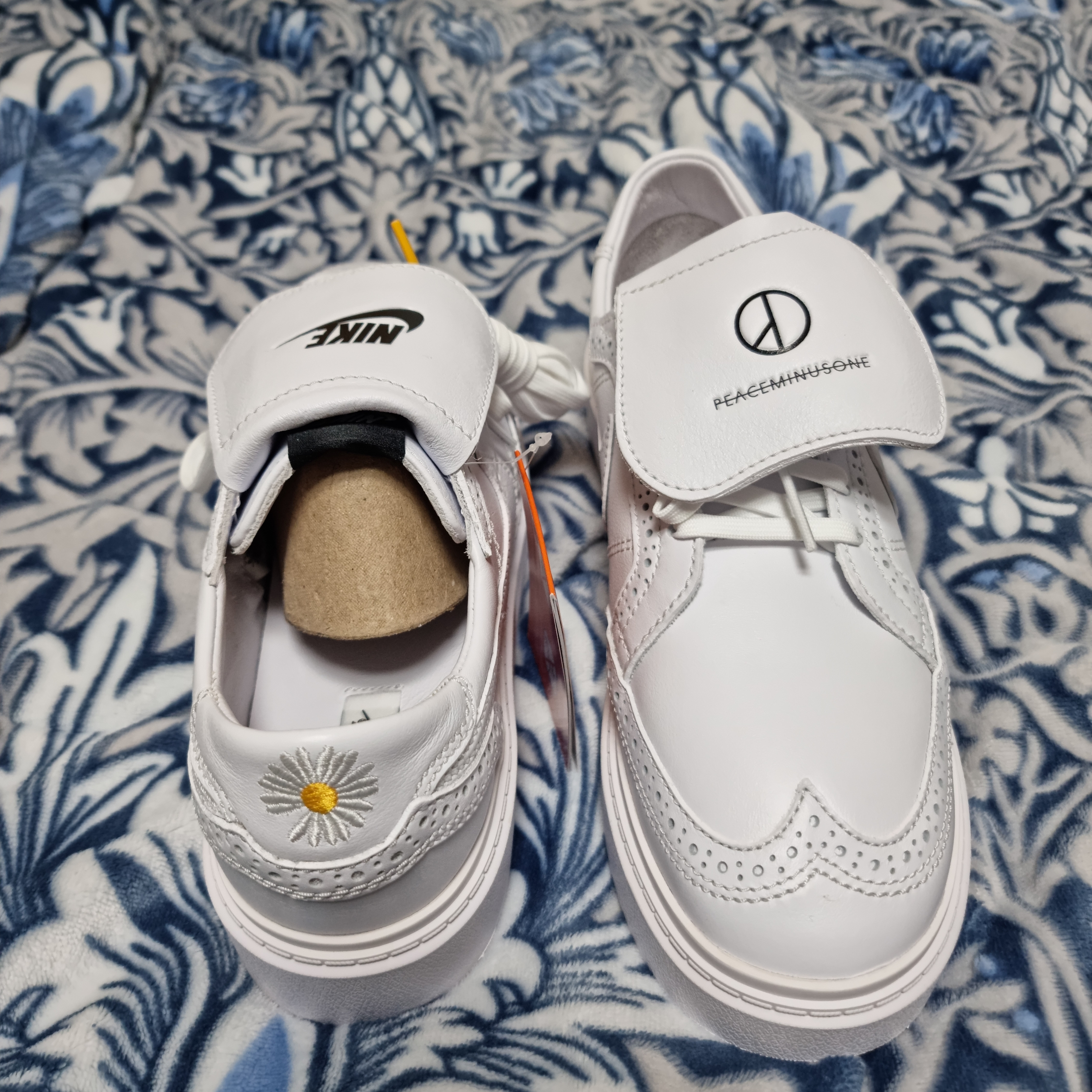 Nike x Peaceminusone Kwondo1 White 착용 스타일 - 4
