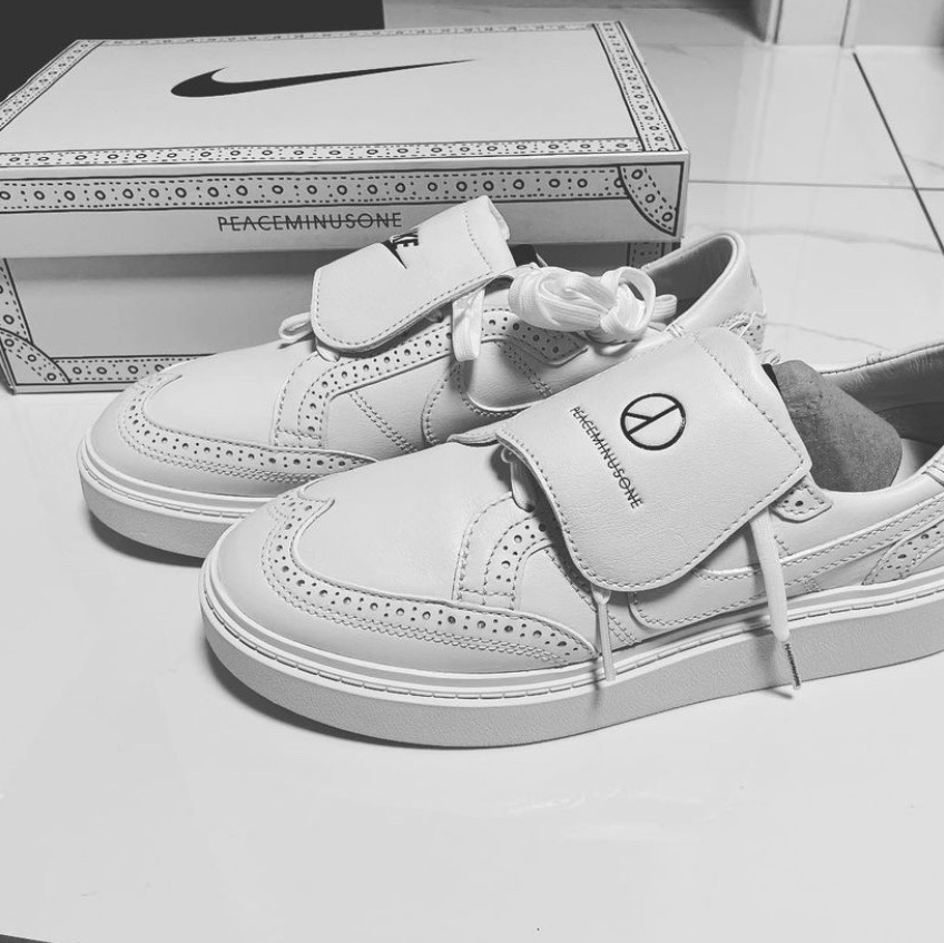 Nike x Peaceminusone Kwondo1 White 착용 스타일