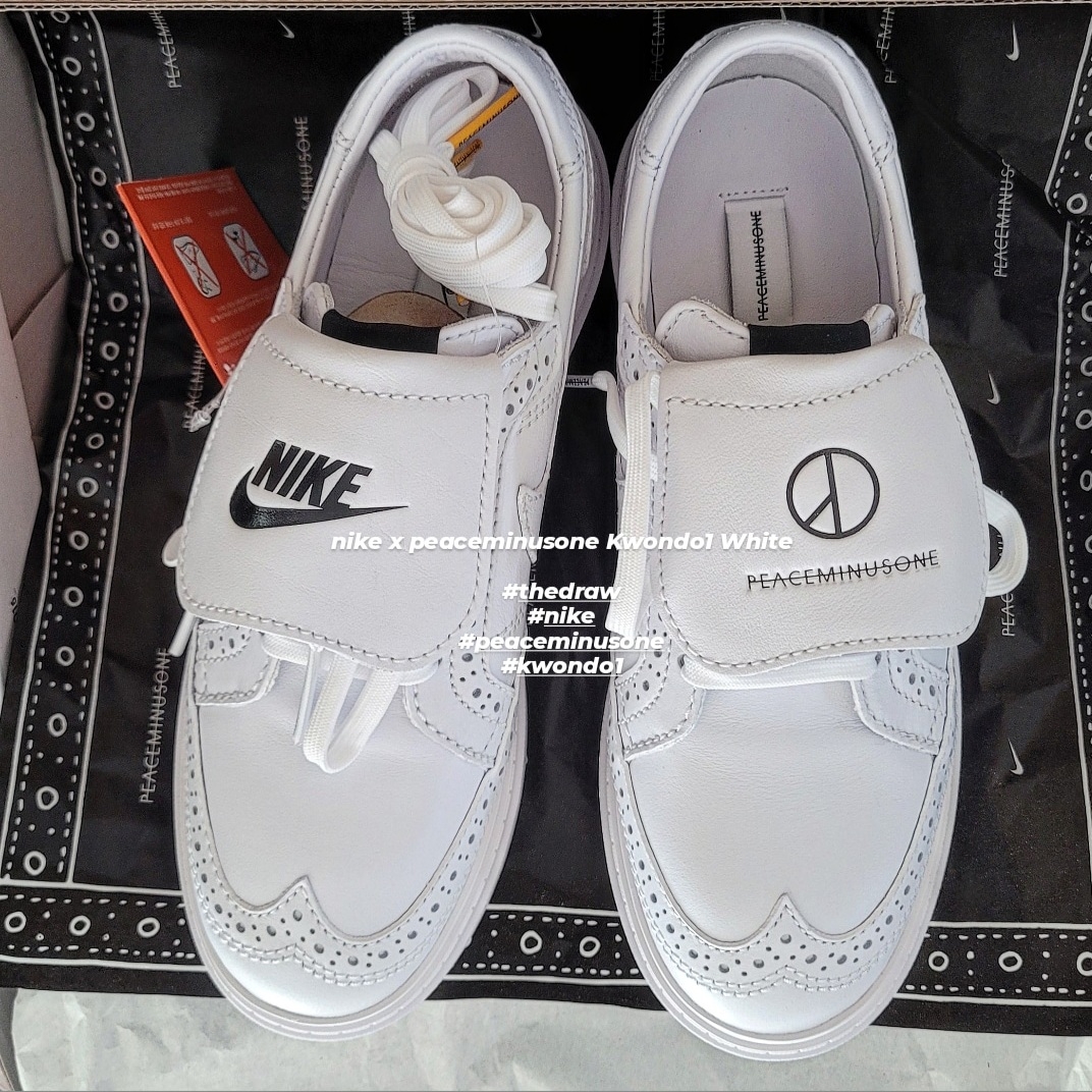 Nike x Peaceminusone Kwondo1 White 착용 스타일