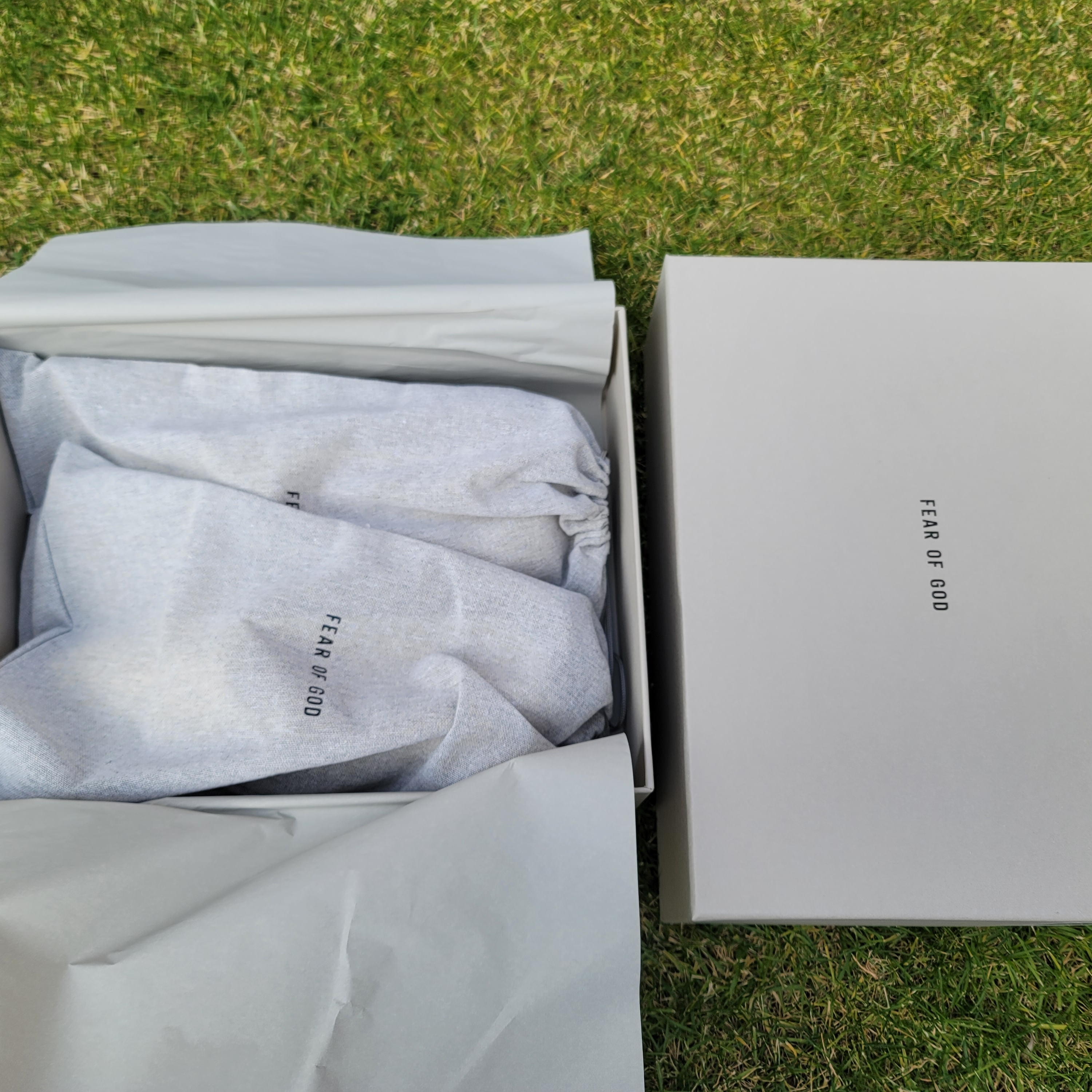 Fear of God The California Cream 착용 스타일 - 2