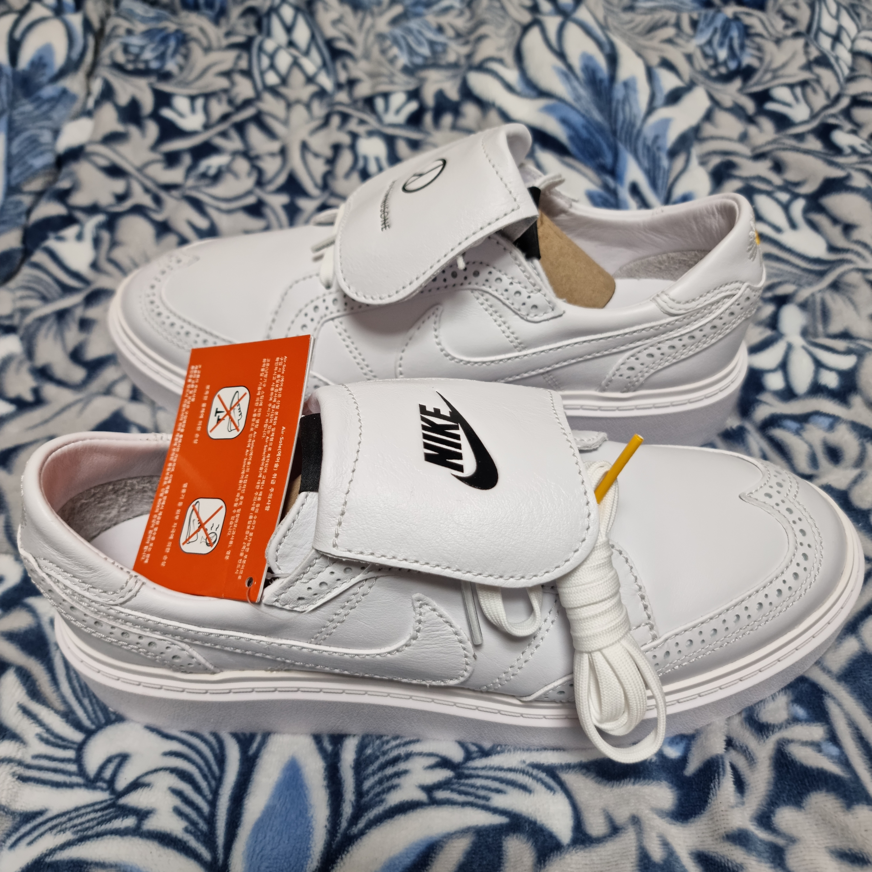 Nike x Peaceminusone Kwondo1 White 착용 스타일 - 3