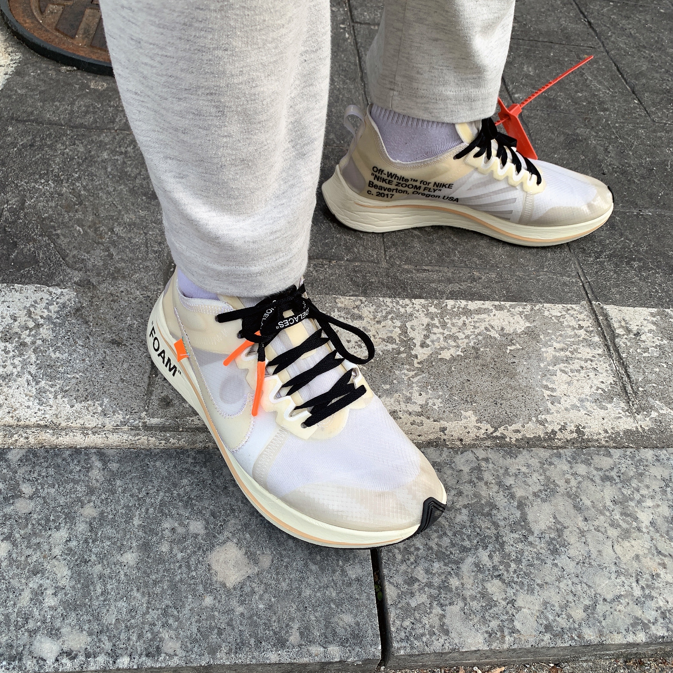 Nike x Off-White Zoom Fly SP The Ten 착용 스타일 - 1