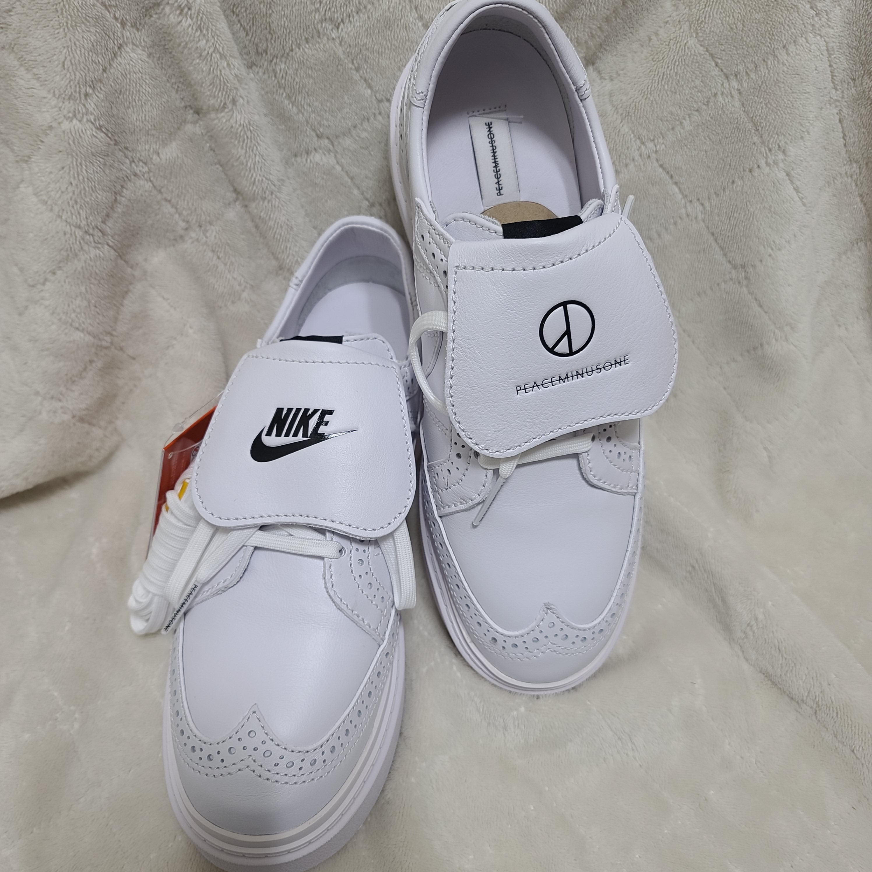 Nike x Peaceminusone Kwondo1 White 착용 스타일