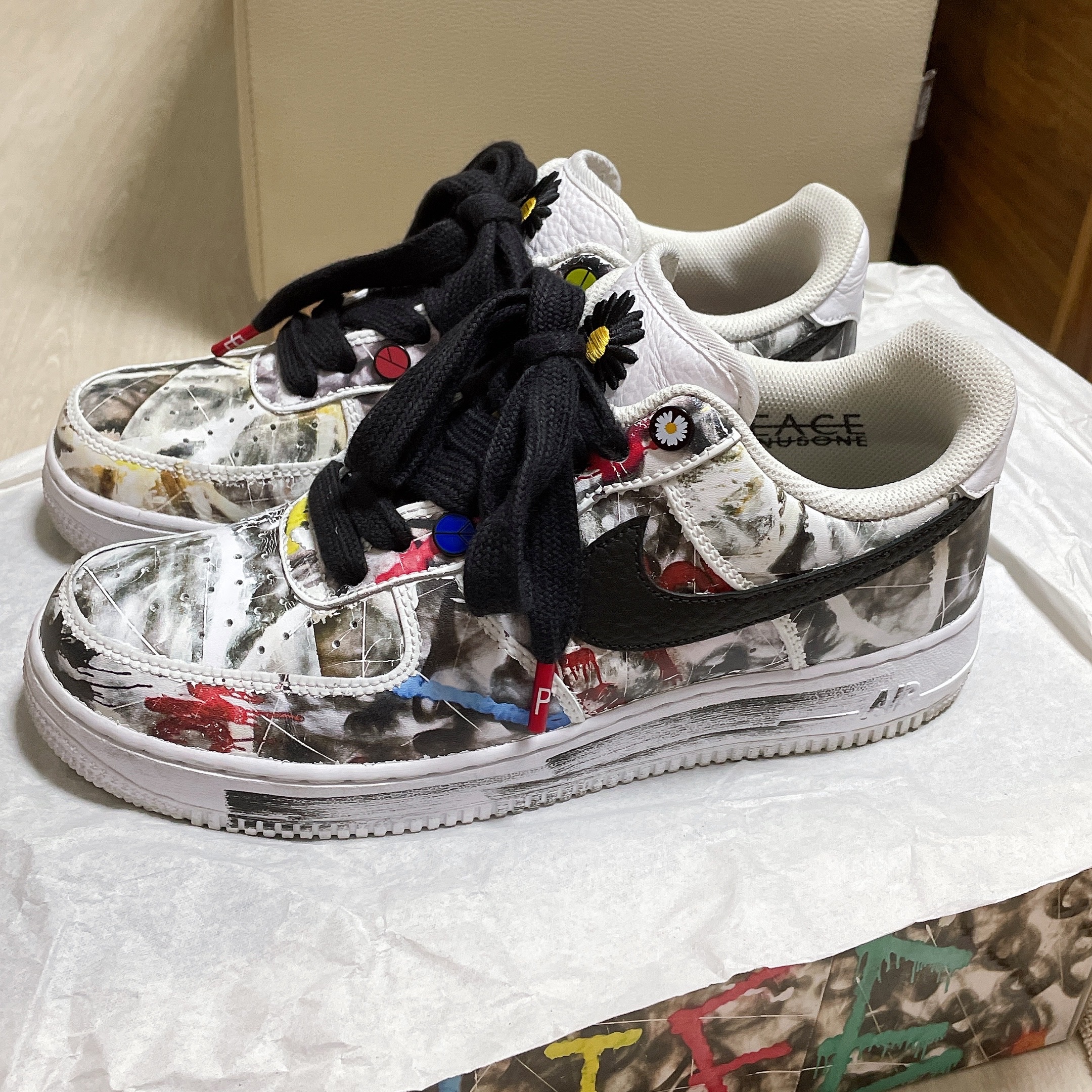 Nike x Peaceminusone Air Force 1 Low Para-Noise 2.0 착용 스타일 - 2