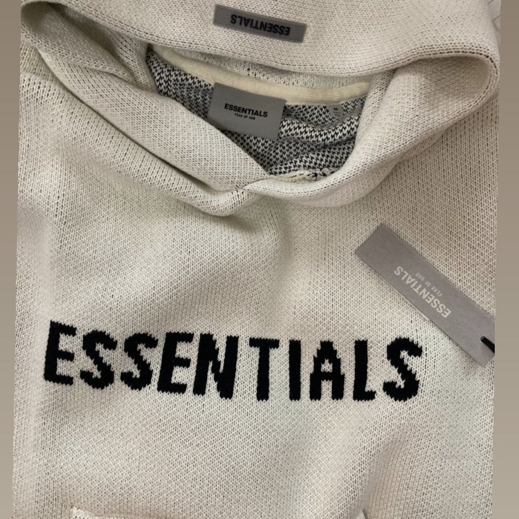 Essentials Pull-Over Hoodie Oatmeal - 21SS 착용 스타일