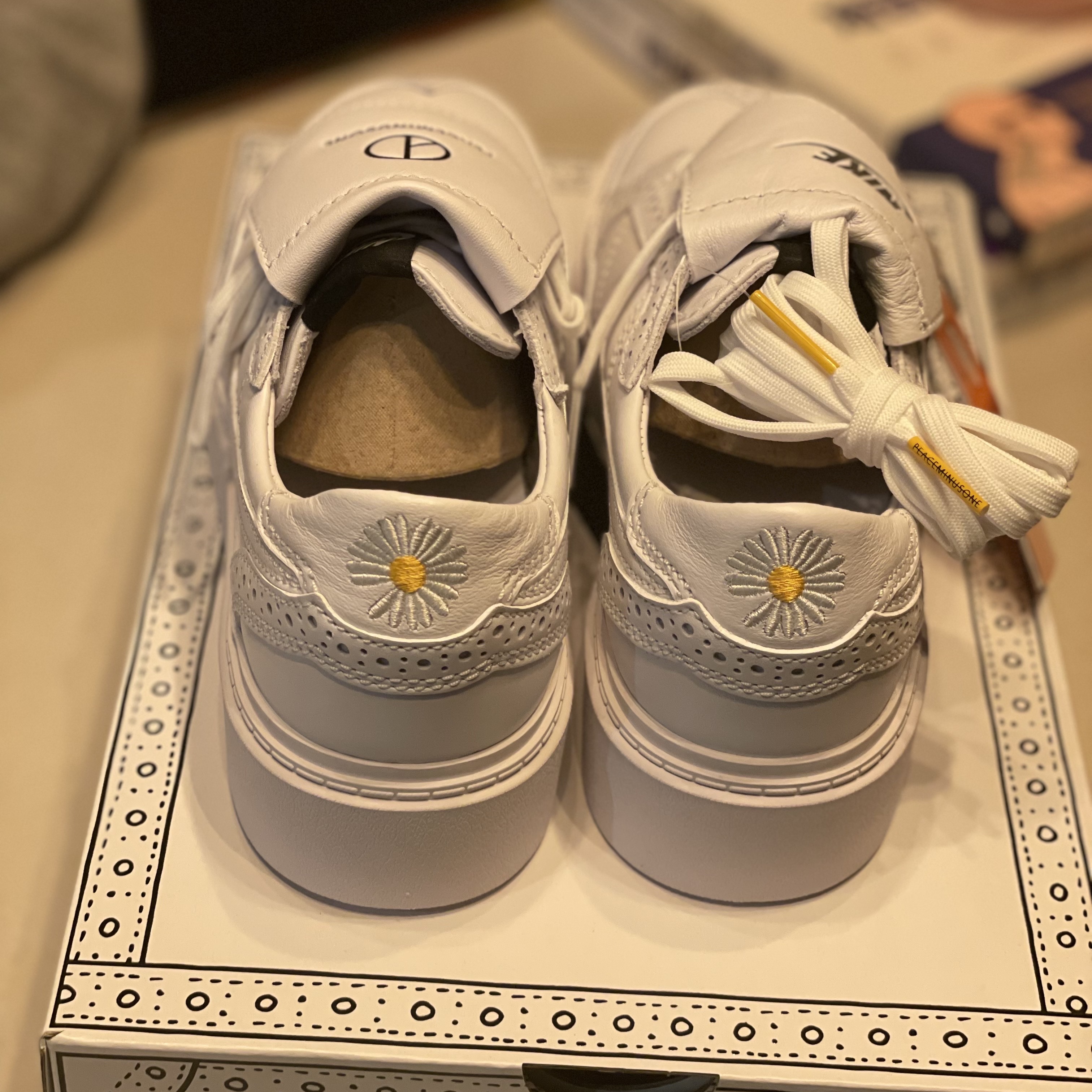 Nike x Peaceminusone Kwondo1 White 착용 스타일 - 3