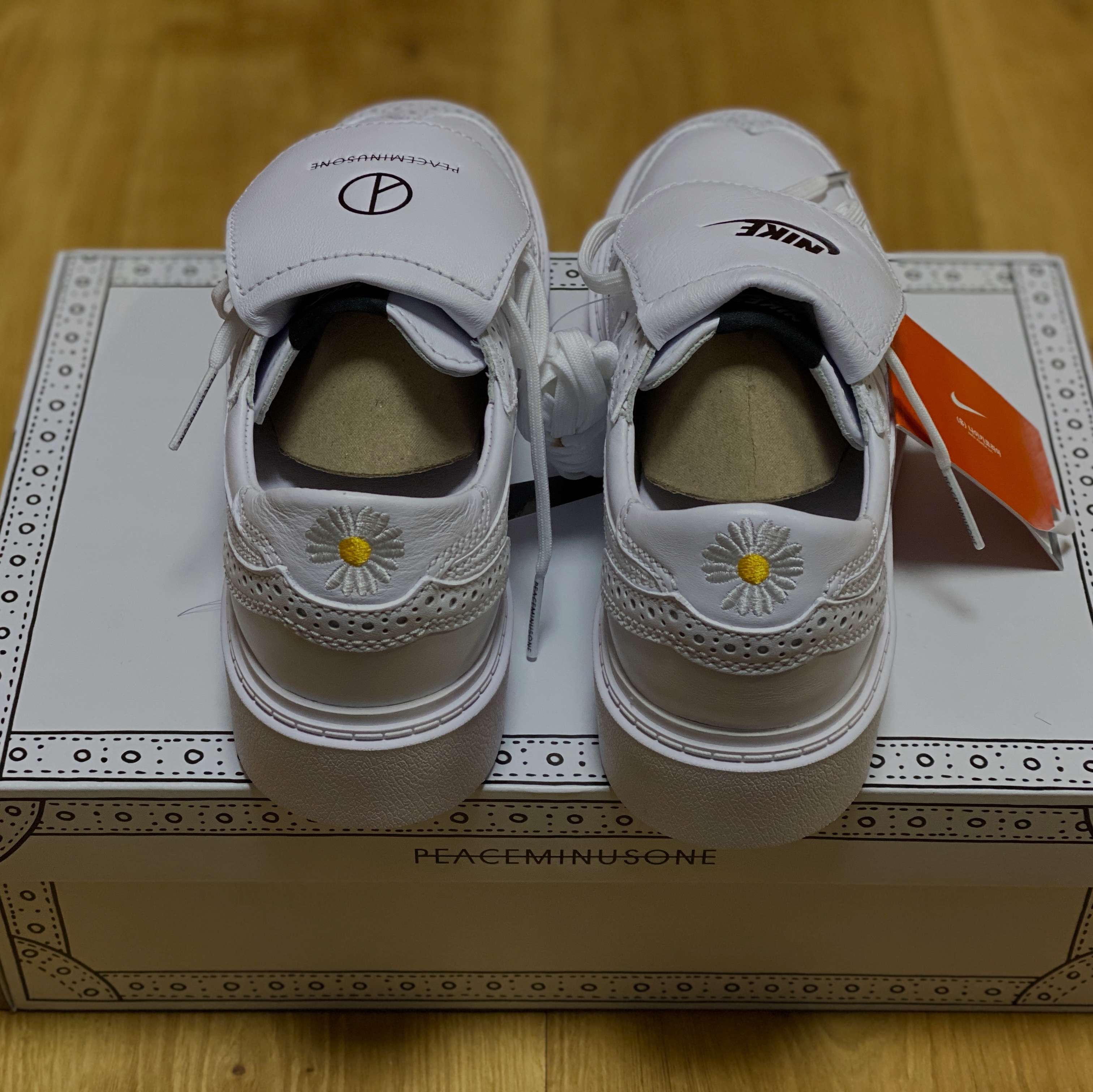 Nike x Peaceminusone Kwondo1 White 착용 스타일 - 5