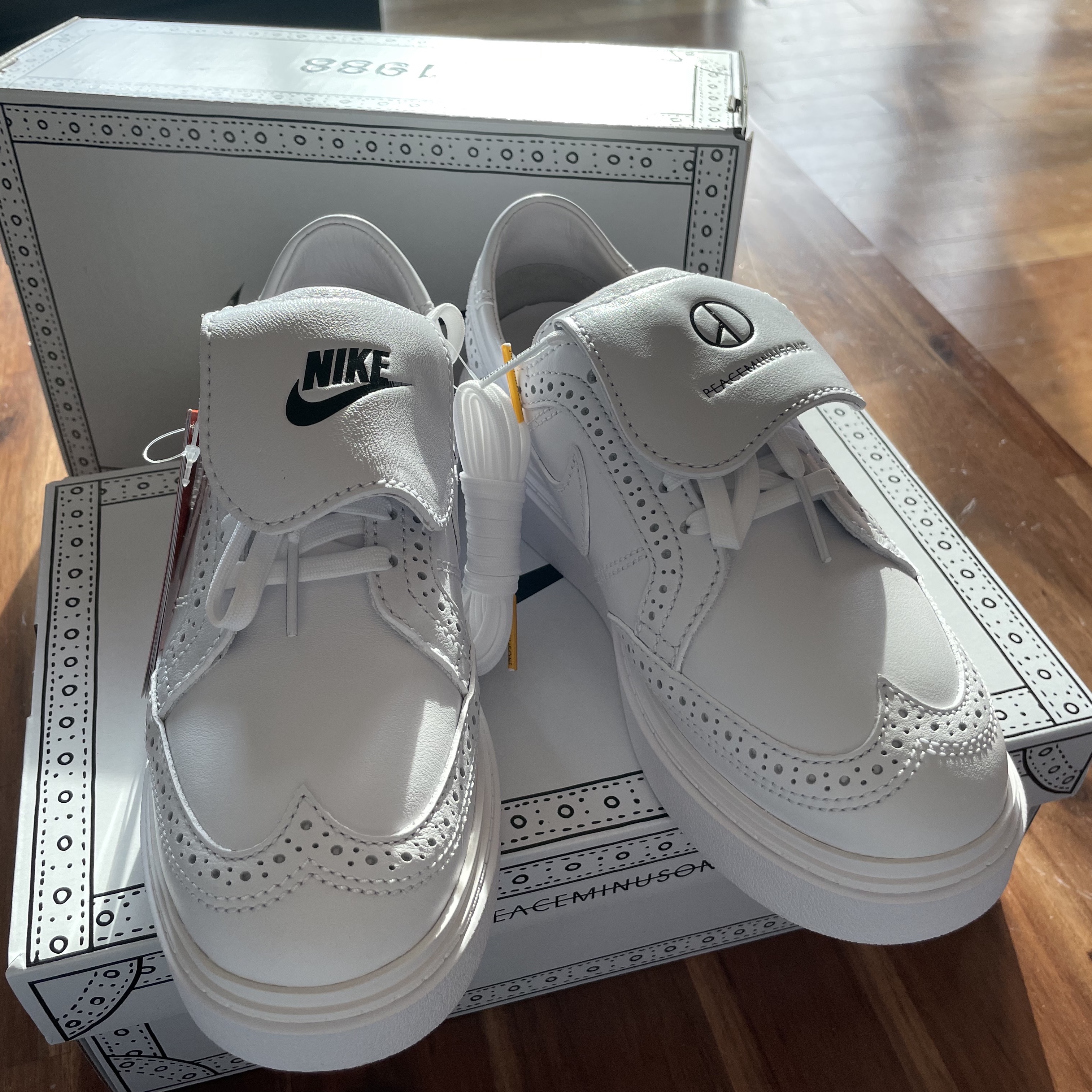 Nike x Peaceminusone Kwondo1 White 착용 스타일