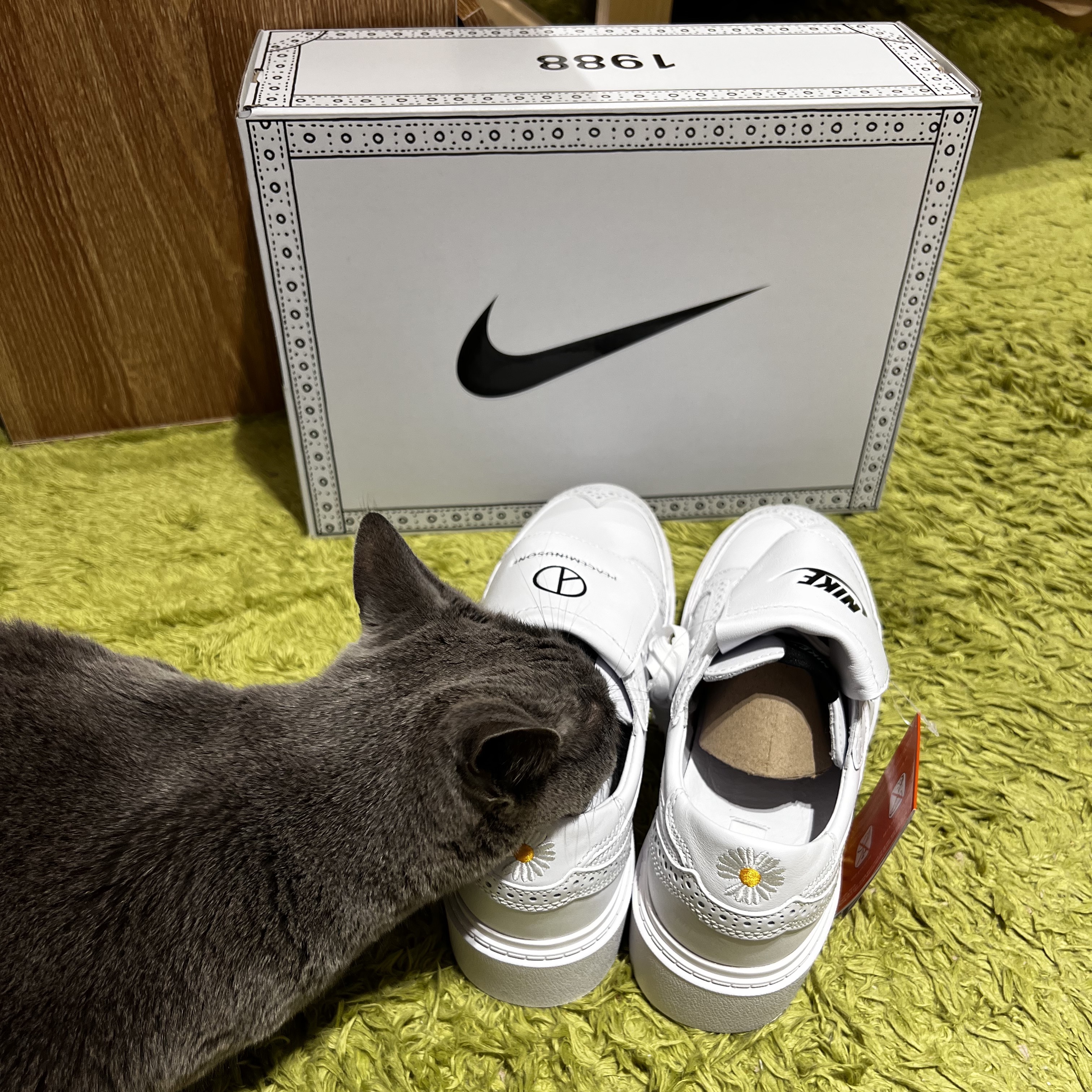 Nike x Peaceminusone Kwondo1 White 착용 스타일 - 2