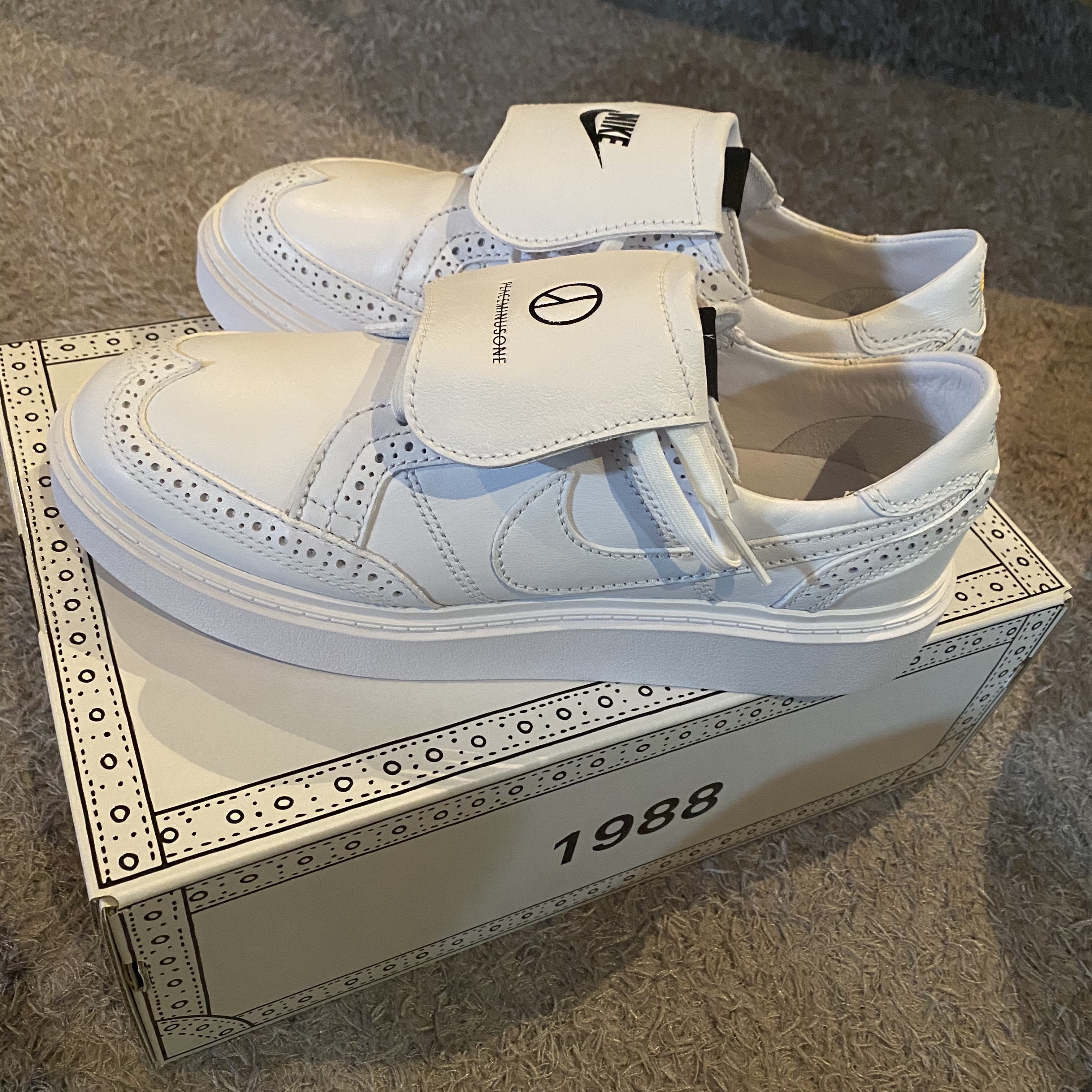 Nike x Peaceminusone Kwondo1 White 착용 스타일