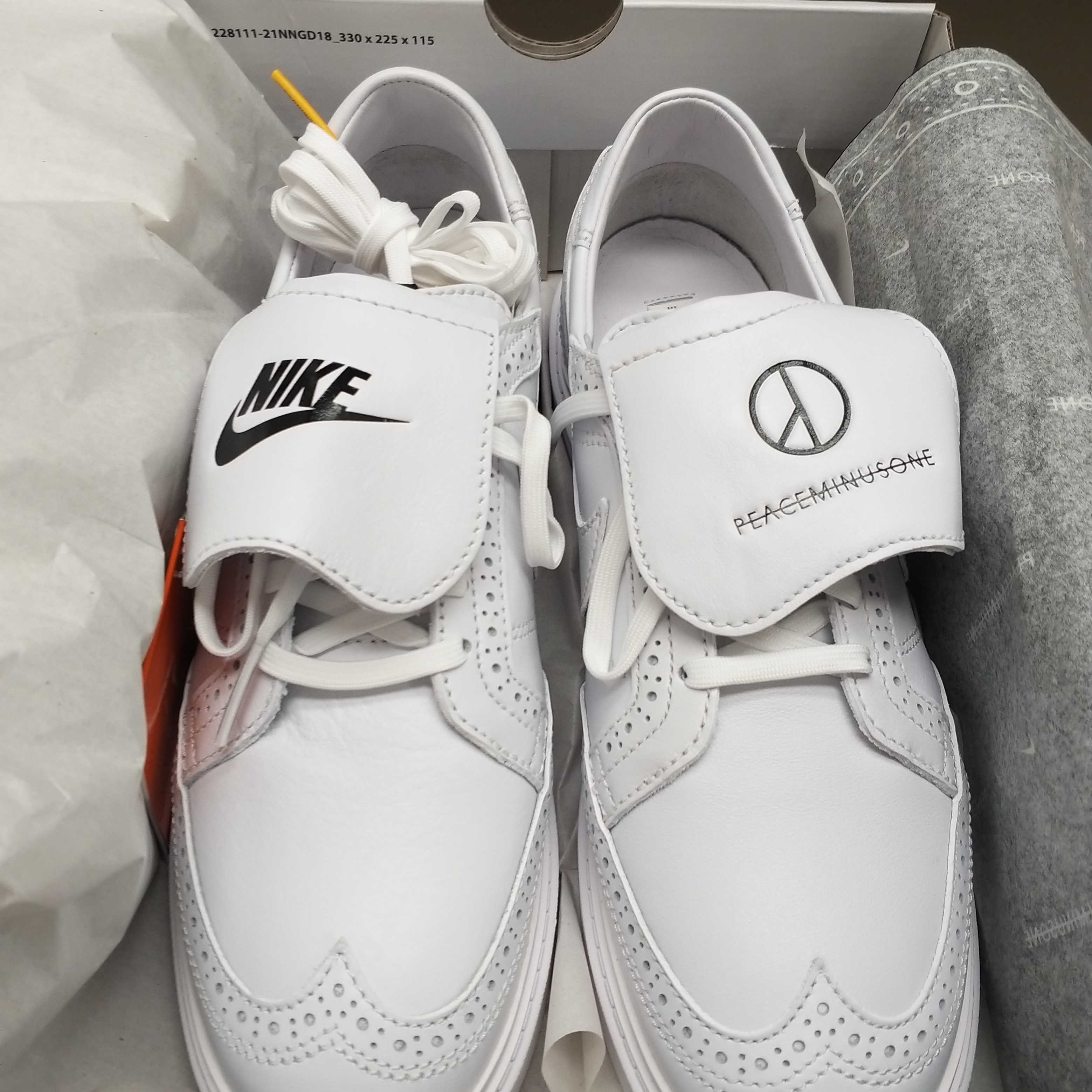 Nike x Peaceminusone Kwondo1 White 착용 스타일