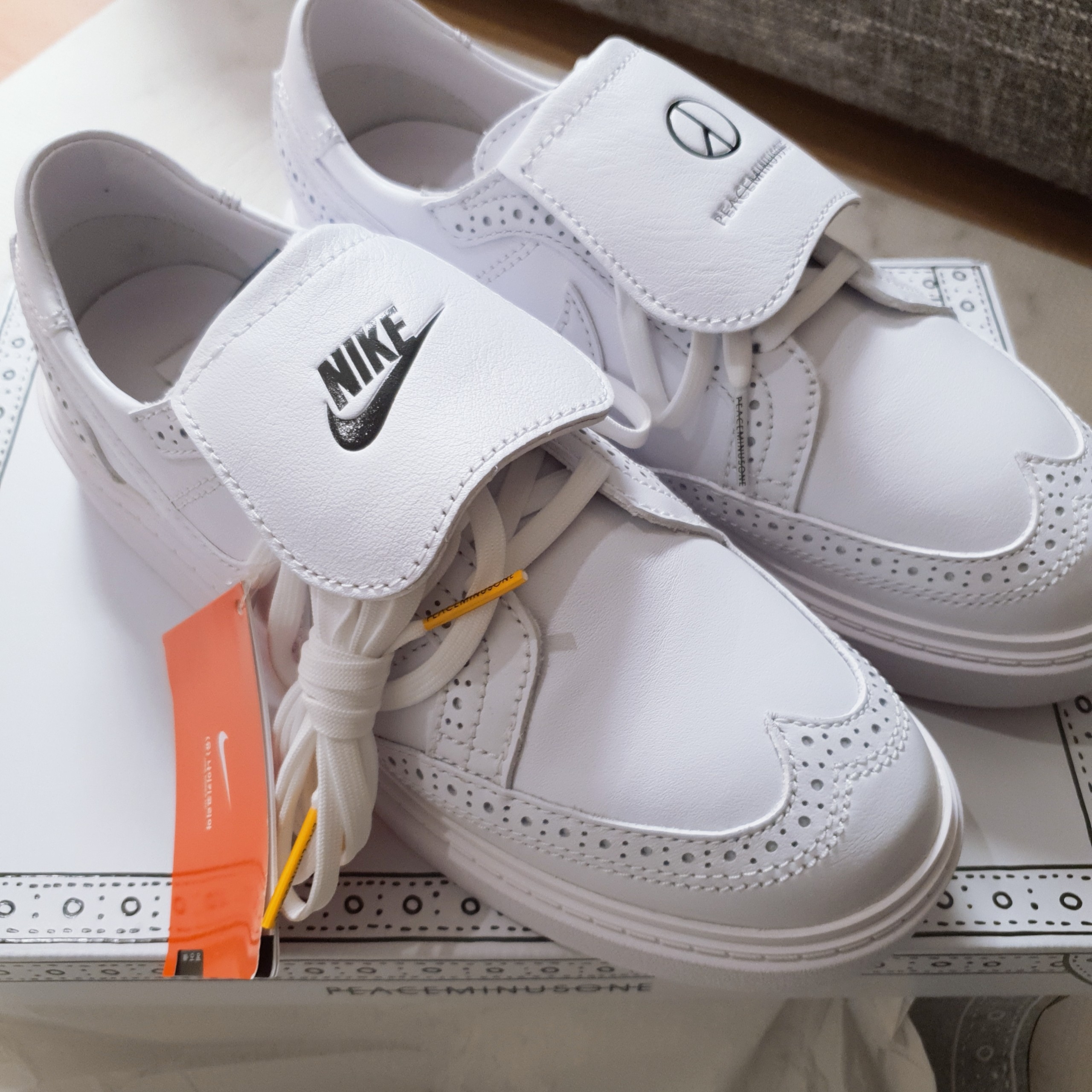 Nike x Peaceminusone Kwondo1 White 착용 스타일