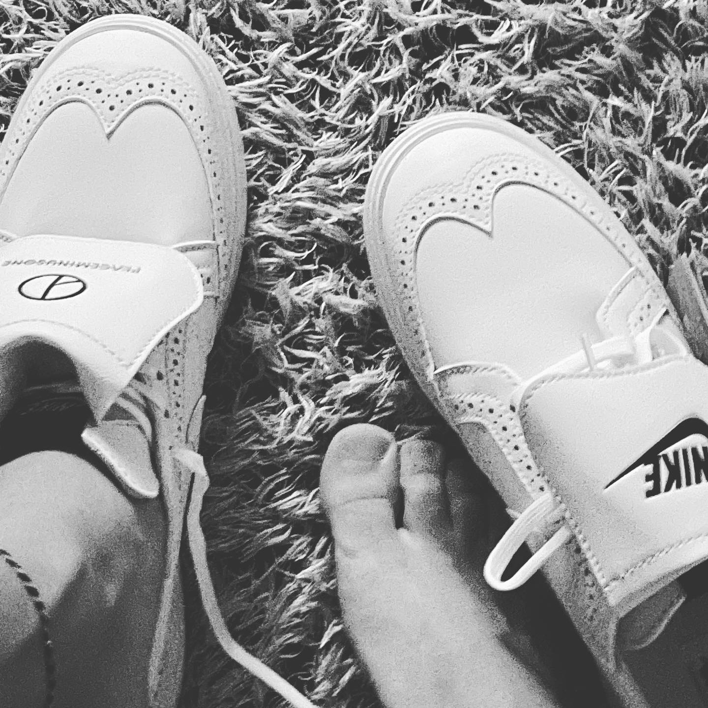 Nike x Peaceminusone Kwondo1 White 착용 스타일 - 4