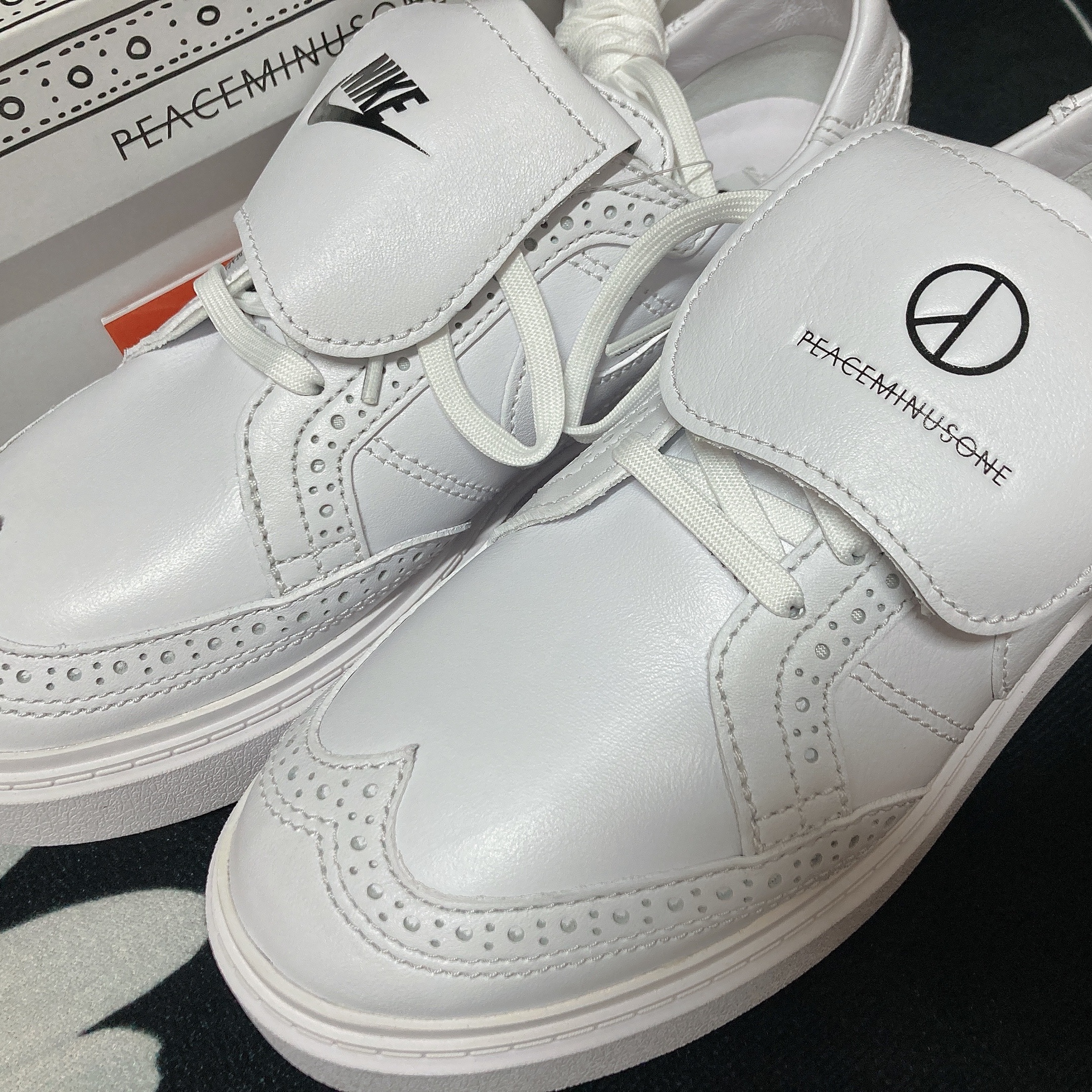 Nike x Peaceminusone Kwondo1 White 착용 스타일