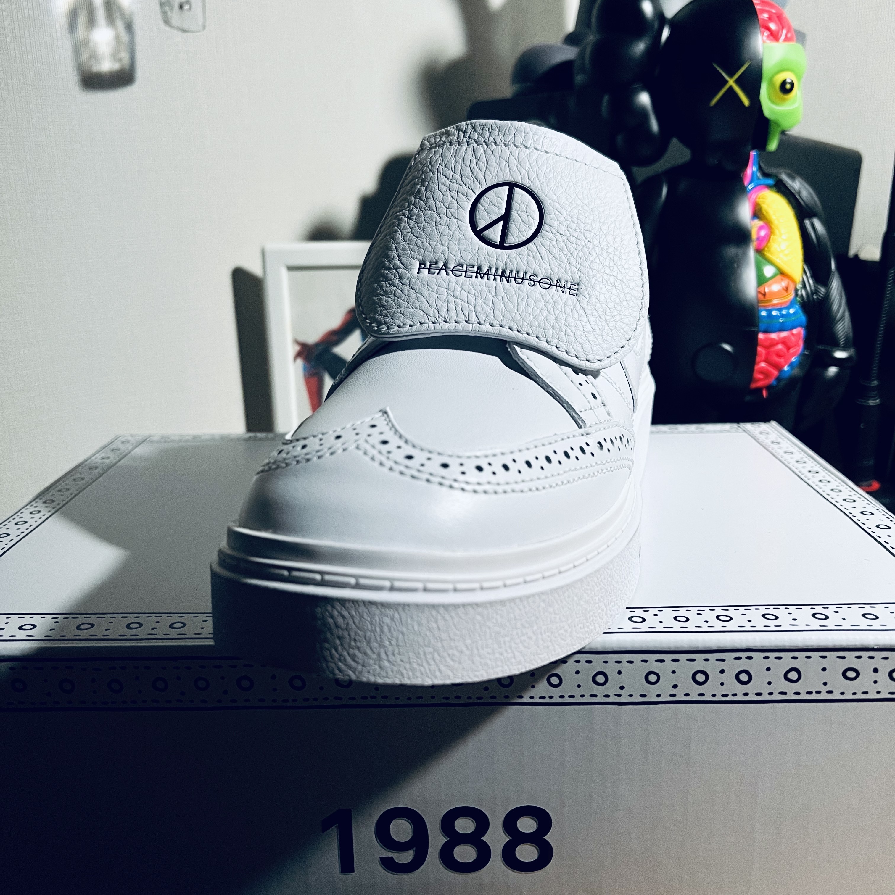Nike x Peaceminusone Kwondo1 White 착용 스타일 - 1