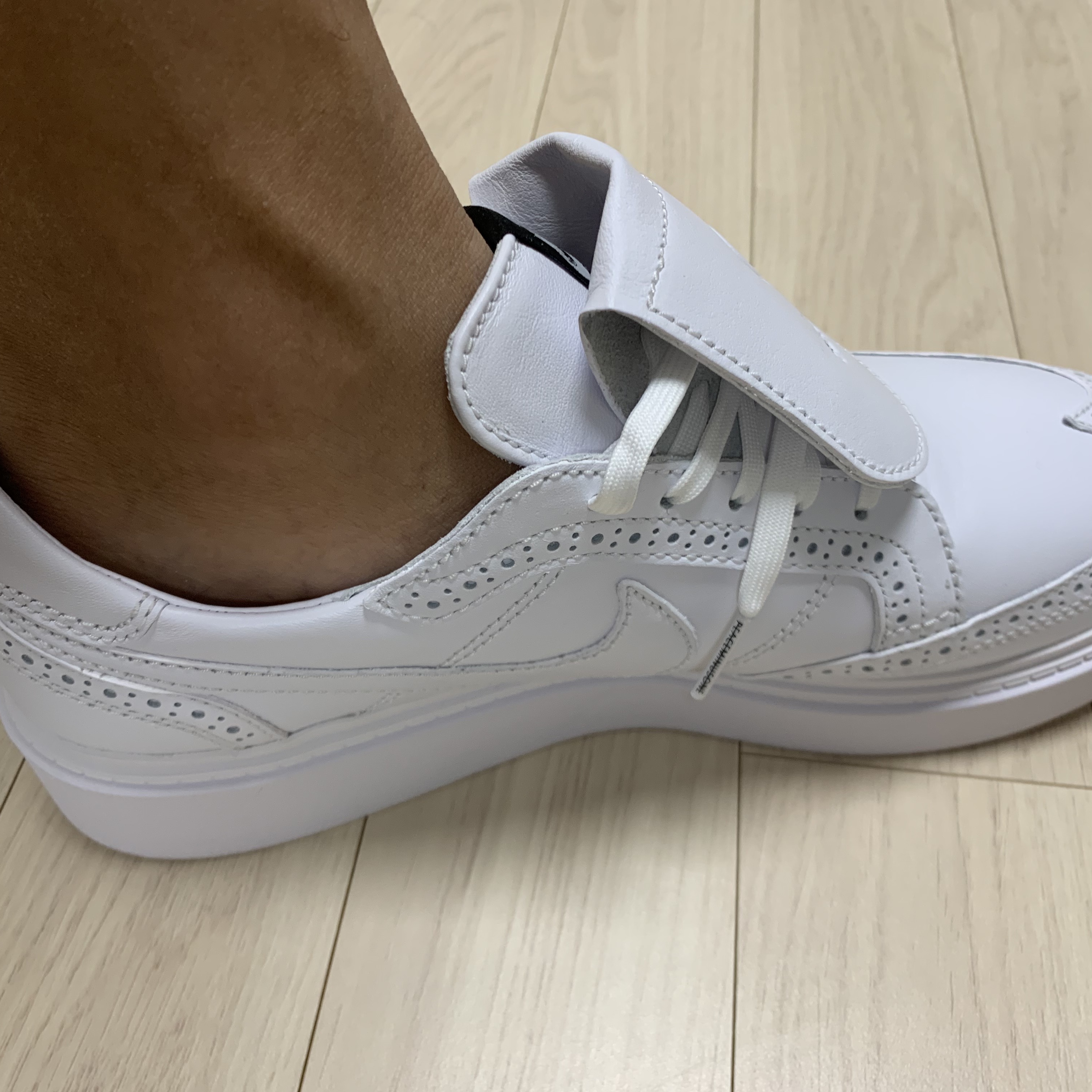 Nike x Peaceminusone Kwondo1 White 착용 스타일 - 4