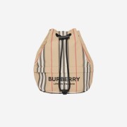 Burberry Icon Stripe Econyl Drawcord Pouch Archive Beige