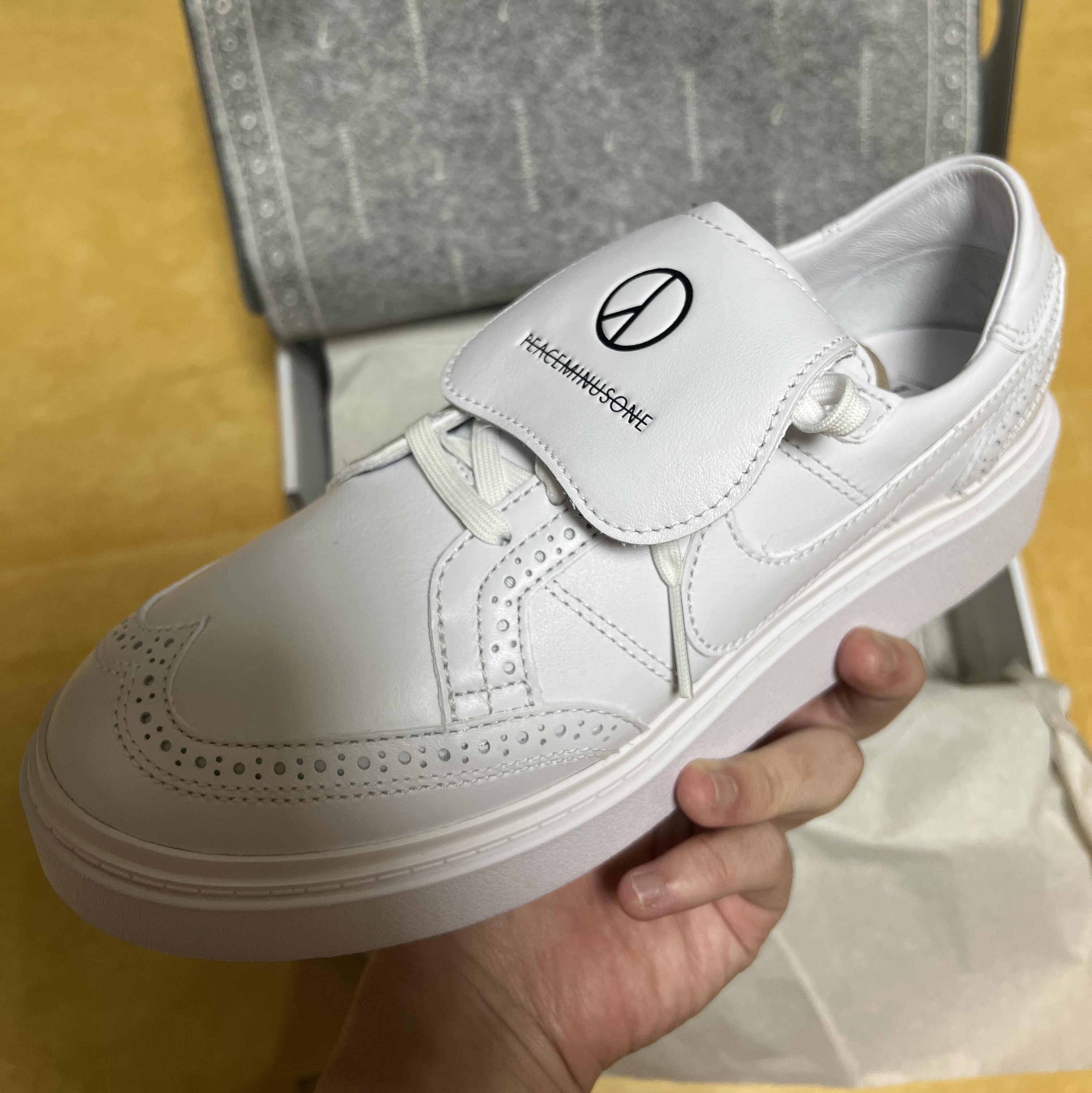 Nike x Peaceminusone Kwondo1 White 착용 스타일