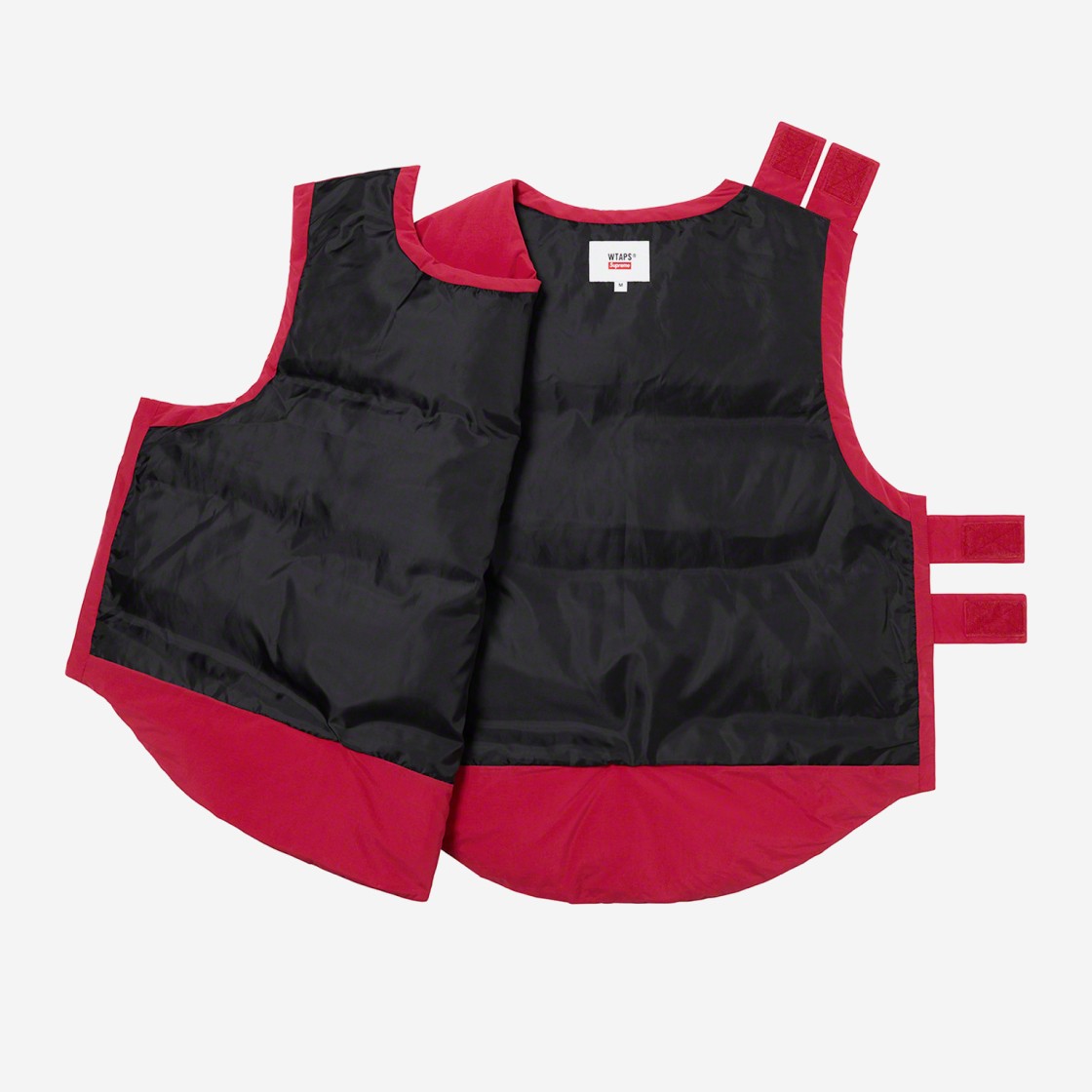 Supreme x WTAPS Tactical Down Vest Red - 21FW 상세 이미지 2