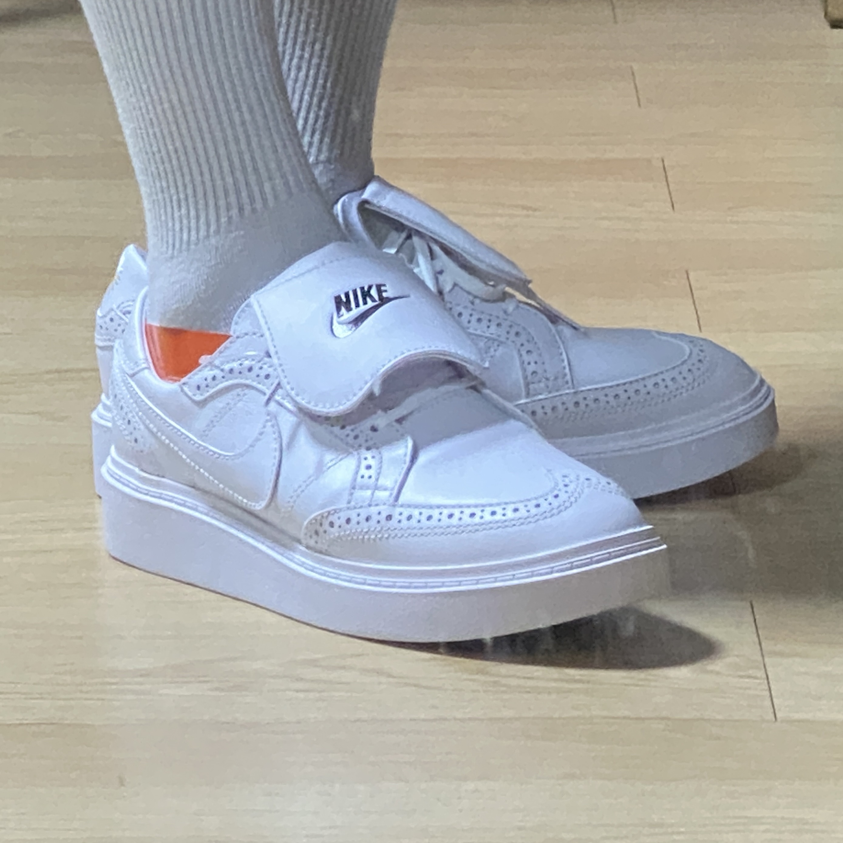 Nike x Peaceminusone Kwondo1 White 착용 스타일 - 2