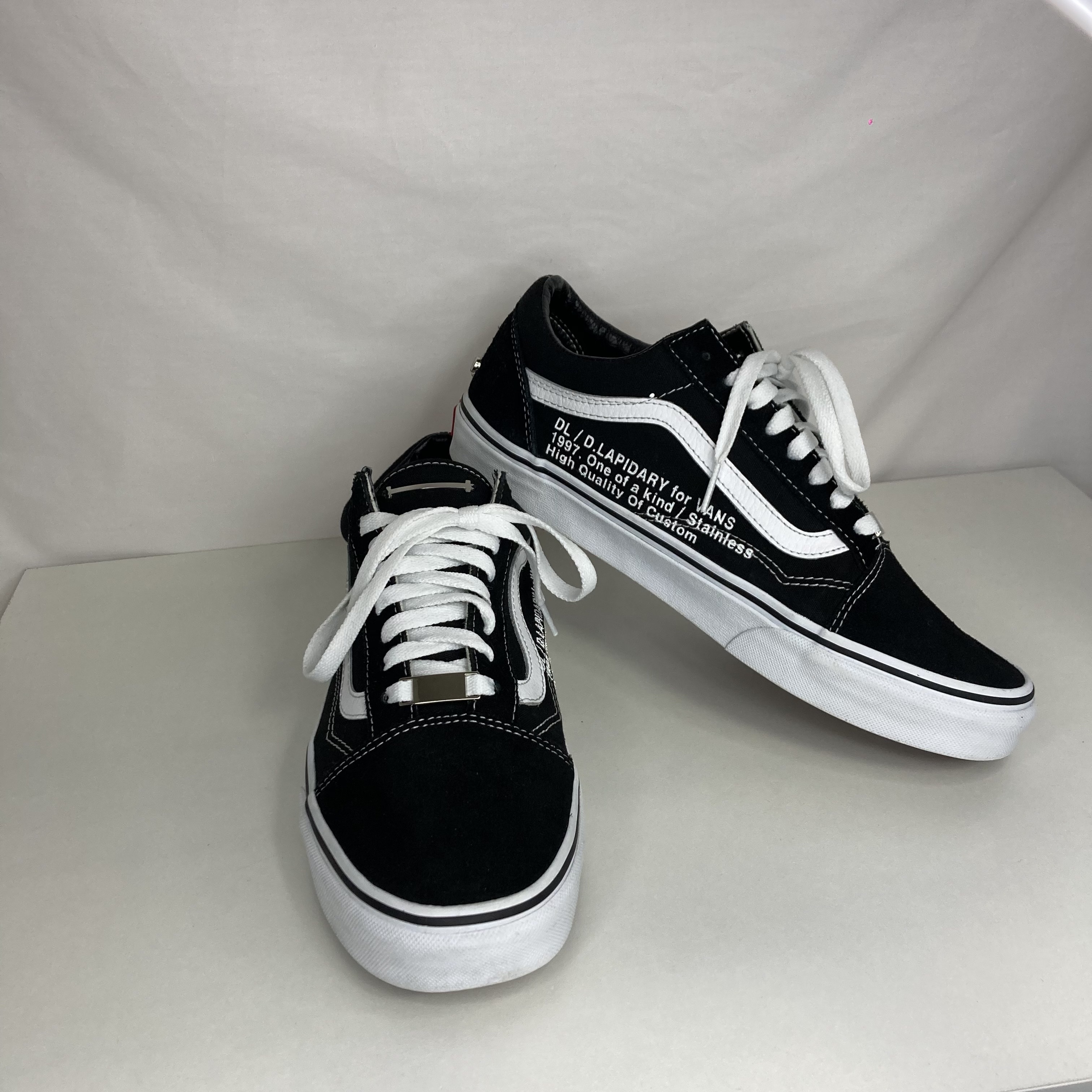 Vans Old Skool Pro Black White 착용 스타일 - 3