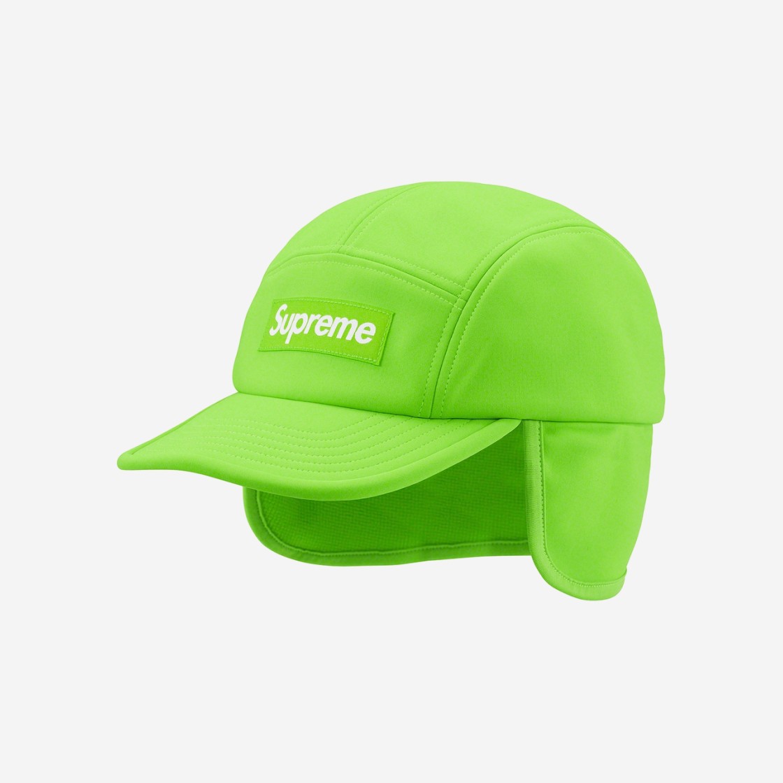 Supreme Windstopper Earflap Camp Cap Bright Green - 21FW 상세 이미지 2