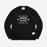 Supreme x WTAPS Crewneck Black - 21FW