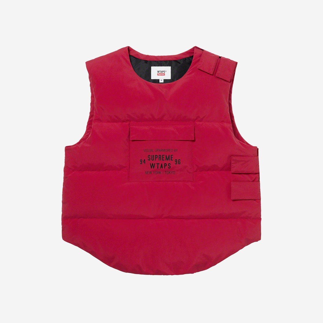 Supreme x WTAPS Tactical Down Vest Red - 21FW 상세 이미지 1