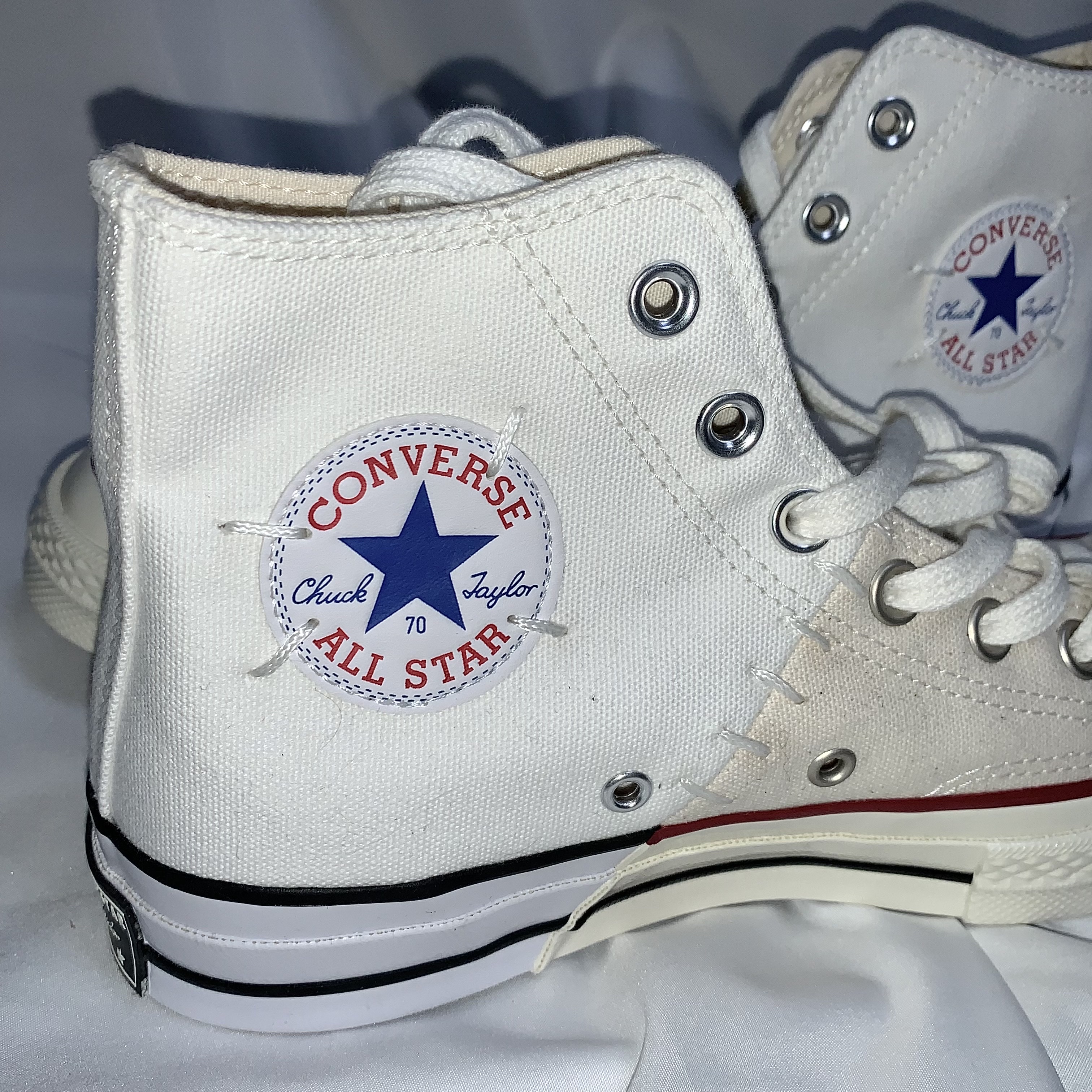 Converse x Slam Jam Chuck 70 Hi Reconstructed White 착용 스타일