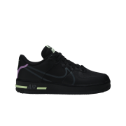 Nike Air Force 1 React Black Violet Star