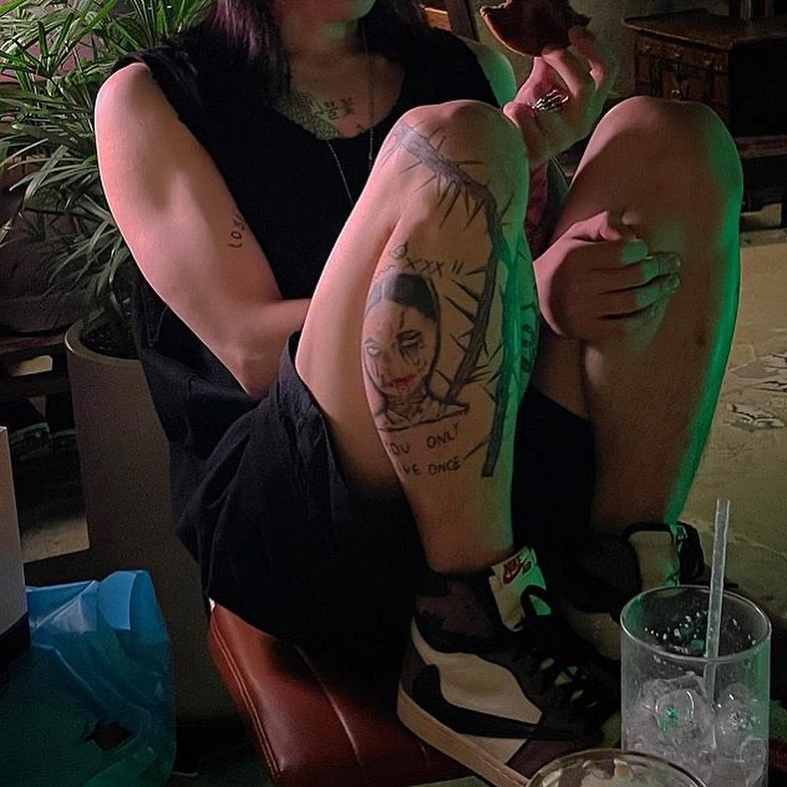 Jordan 1 x Travis Scott Retro High OG SP Mocha 착용 스타일