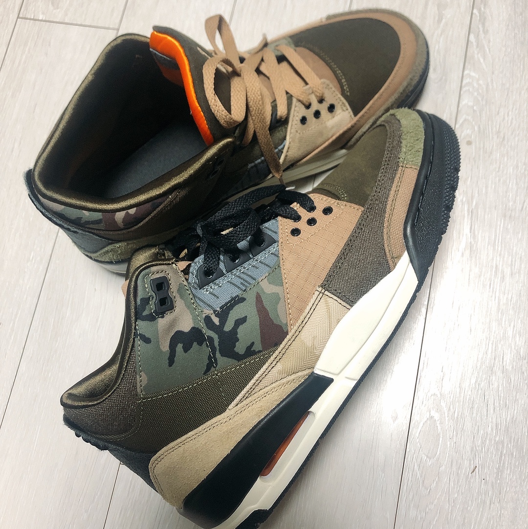 Jordan 3 Retro SE Patchwork 착용 스타일
