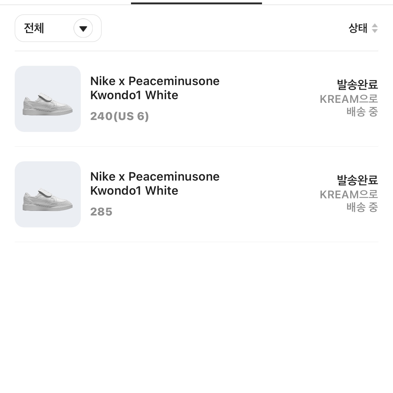 Nike x Peaceminusone Kwondo1 White 착용 스타일